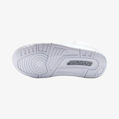 Air Jordan 3 Retro 'Pure Money' (2025) (PS) [DM0966-111] Athletic Basketball Sports Sneakers in White / Metallic Silver - White for Unisex Little Kids Pre-School Boys Girls - AVBL MRKT (10)