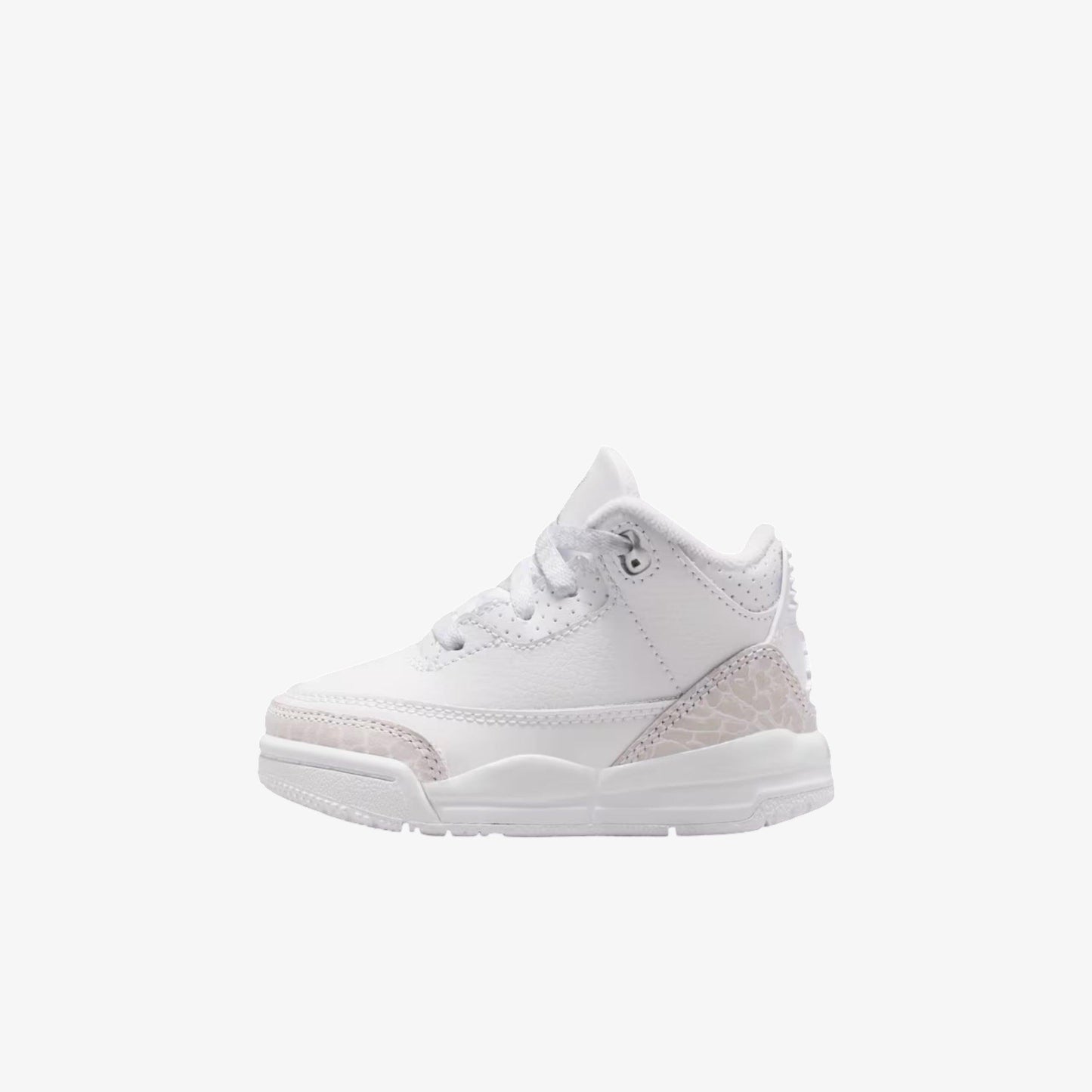 Air Jordan 3 Retro 'Pure Money' (2025) (TD) [DM0968-111] Athletic Basketball Sports Sneakers in White / Metallic Silver - White for Unisex Baby Infant Toddler - AVBL MRKT (2)