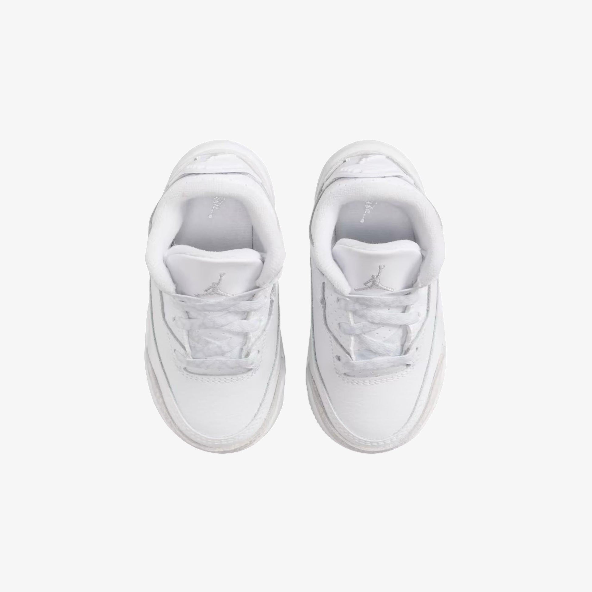 Air Jordan 3 Retro 'Pure Money' (2025) (TD) [DM0968-111] Athletic Basketball Sports Sneakers in White / Metallic Silver - White for Unisex Baby Infant Toddler - AVBL MRKT (5)