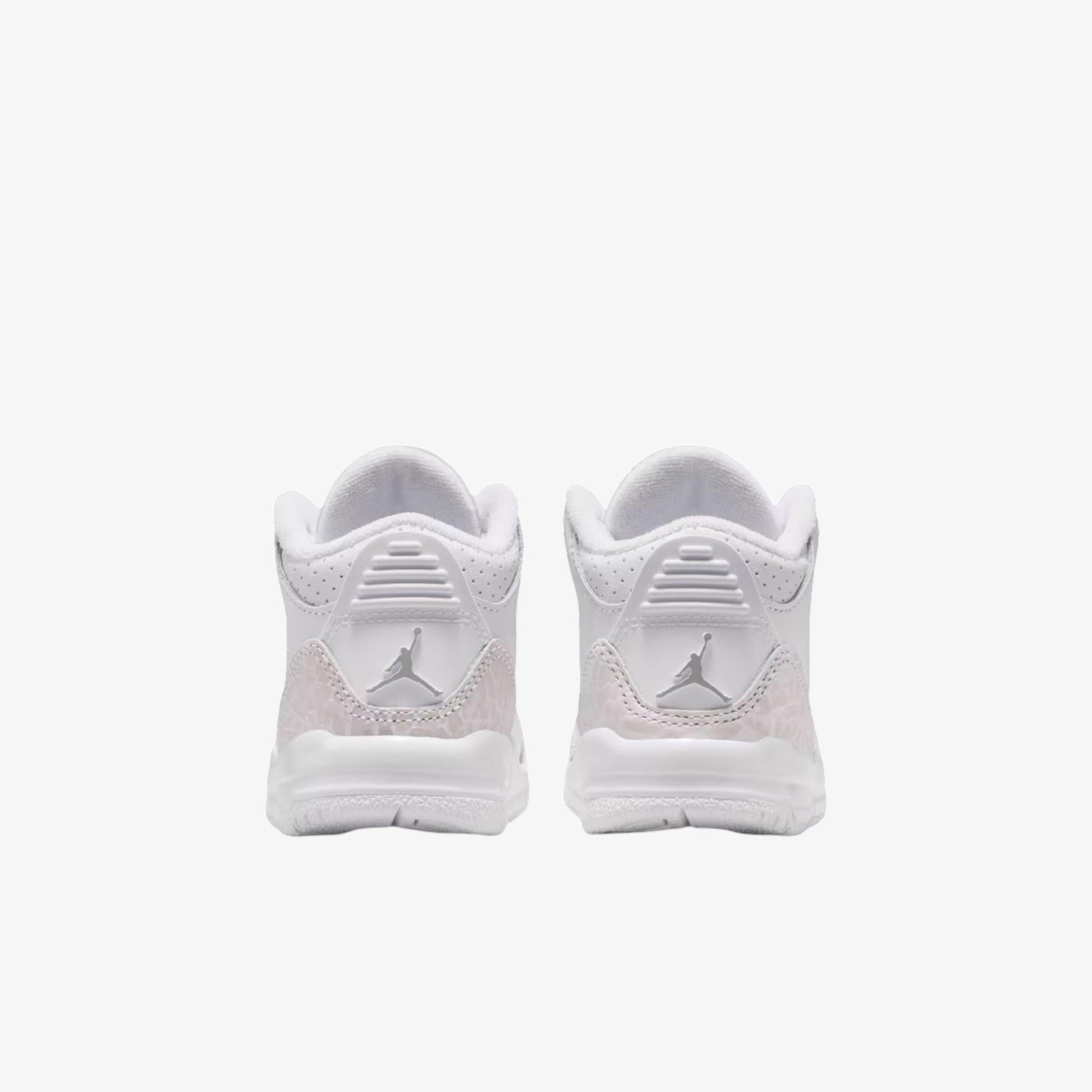 Air Jordan 3 Retro 'Pure Money' (2025) (TD) [DM0968-111] Athletic Basketball Sports Sneakers in White / Metallic Silver - White for Unisex Baby Infant Toddler - AVBL MRKT (6)