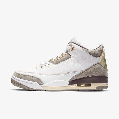 Air Jordan 3 Retro SP x A Ma Maniére 'Raised By Women' (2021) (Womens) [DH3434-110] Athletic Basketball Sports Sneakers in Praline / White - Sail for Unisex Adult Female Ladies Girls WMNS - AVBL MRKT (2)
