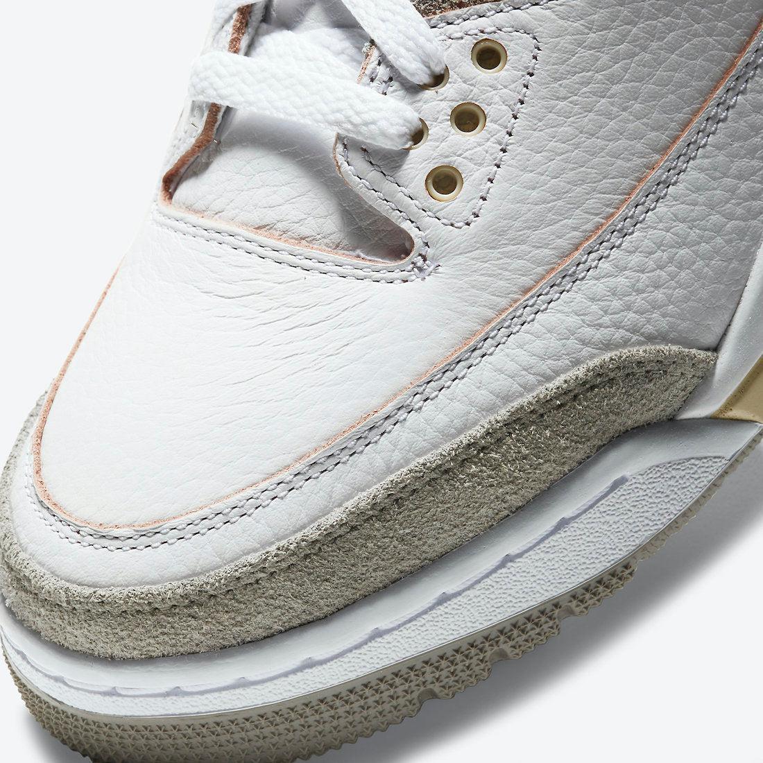 Air Jordan 3 Retro SP x A Ma Maniére 'Raised By Women' (2021) (Womens) [DH3434-110] Athletic Basketball Sports Sneakers in Praline / White - Sail for Unisex Adult Female Ladies Girls WMNS - AVBL MRKT (7)