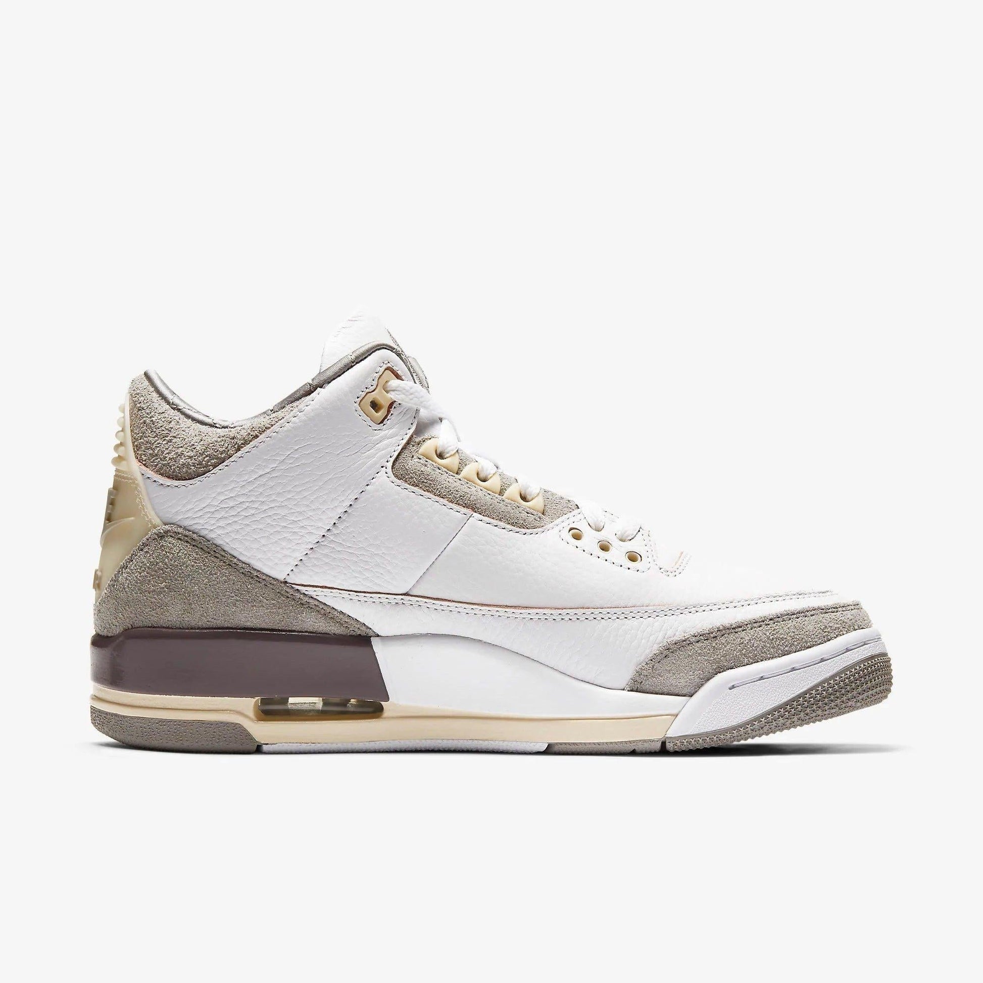 Air Jordan 3 Retro SP x A Ma Maniére 'Raised By Women' (2021) (Womens) [DH3434-110] Athletic Basketball Sports Sneakers in Praline / White - Sail for Unisex Adult Female Ladies Girls WMNS - AVBL MRKT (4)