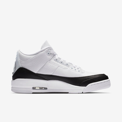 Air Jordan 3 Retro SP x Fragment Design 'Hiroshi Fujiwara' (2020) [DA3595-100] Athletic Basketball Sports Sneakers in White / White - Black for Unisex Adult Mens - AVBL MRKT (4)