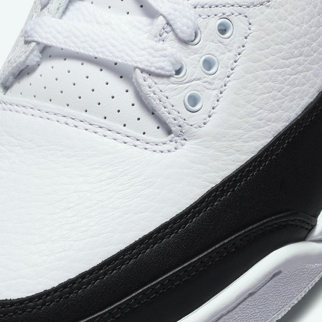 Air Jordan 3 Retro SP x Fragment Design 'Hiroshi Fujiwara' (2020) [DA3595-100] Athletic Basketball Sports Sneakers in White / White - Black for Unisex Adult Mens - AVBL MRKT (7)