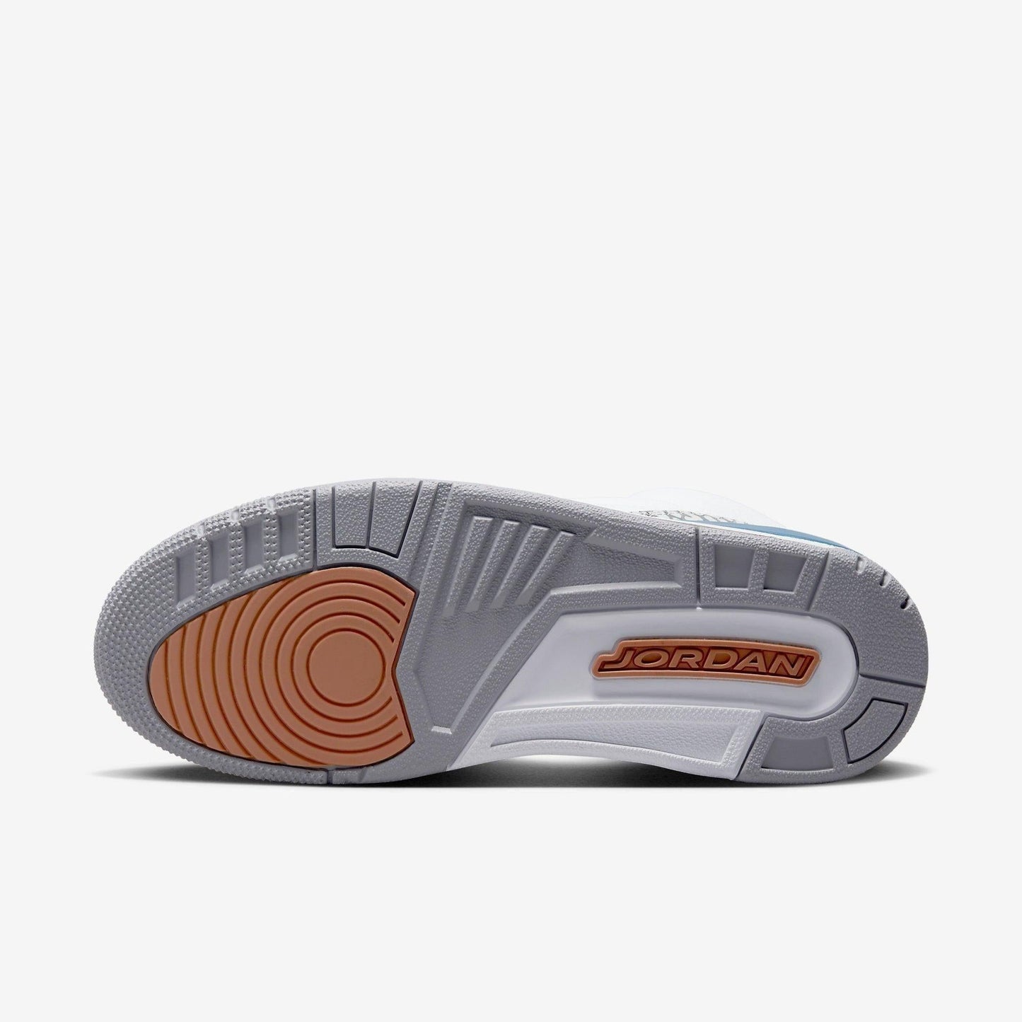 Air Jordan 3 Retro 'Washington Wizards' (2023) [CT8532-148] Athletic Basketball Sports Sneakers in White / Metallic Copper - Navy Blue for Unisex Adult Mens - AVBL MRKT (9)