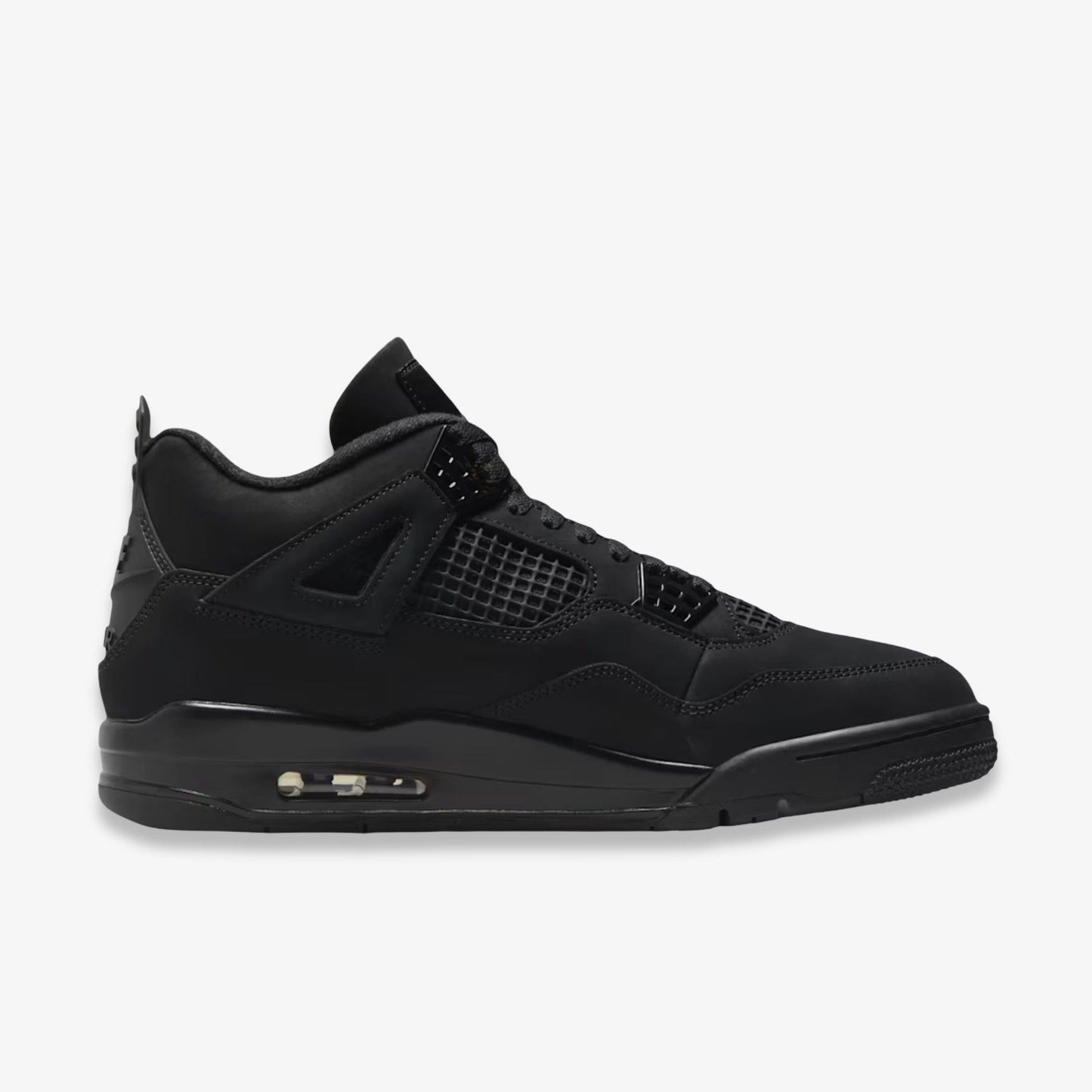 Air Jordan 4 Retro 'Black Cat' (2025) [FV5029-010] Athletic Basketball Sports Sneakers in Black / Black - Light Graphite for Unisex Adult Mens - AVBL MRKT (4)