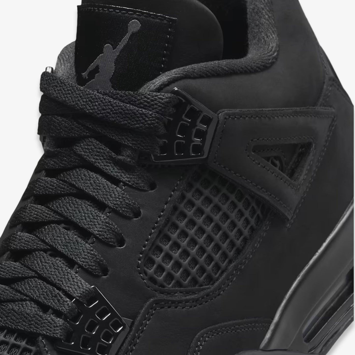 Air Jordan 4 Retro 'Black Cat' (2025) [FV5029-010] Athletic Basketball Sports Sneakers in Black / Black - Light Graphite for Unisex Adult Mens - AVBL MRKT (7)