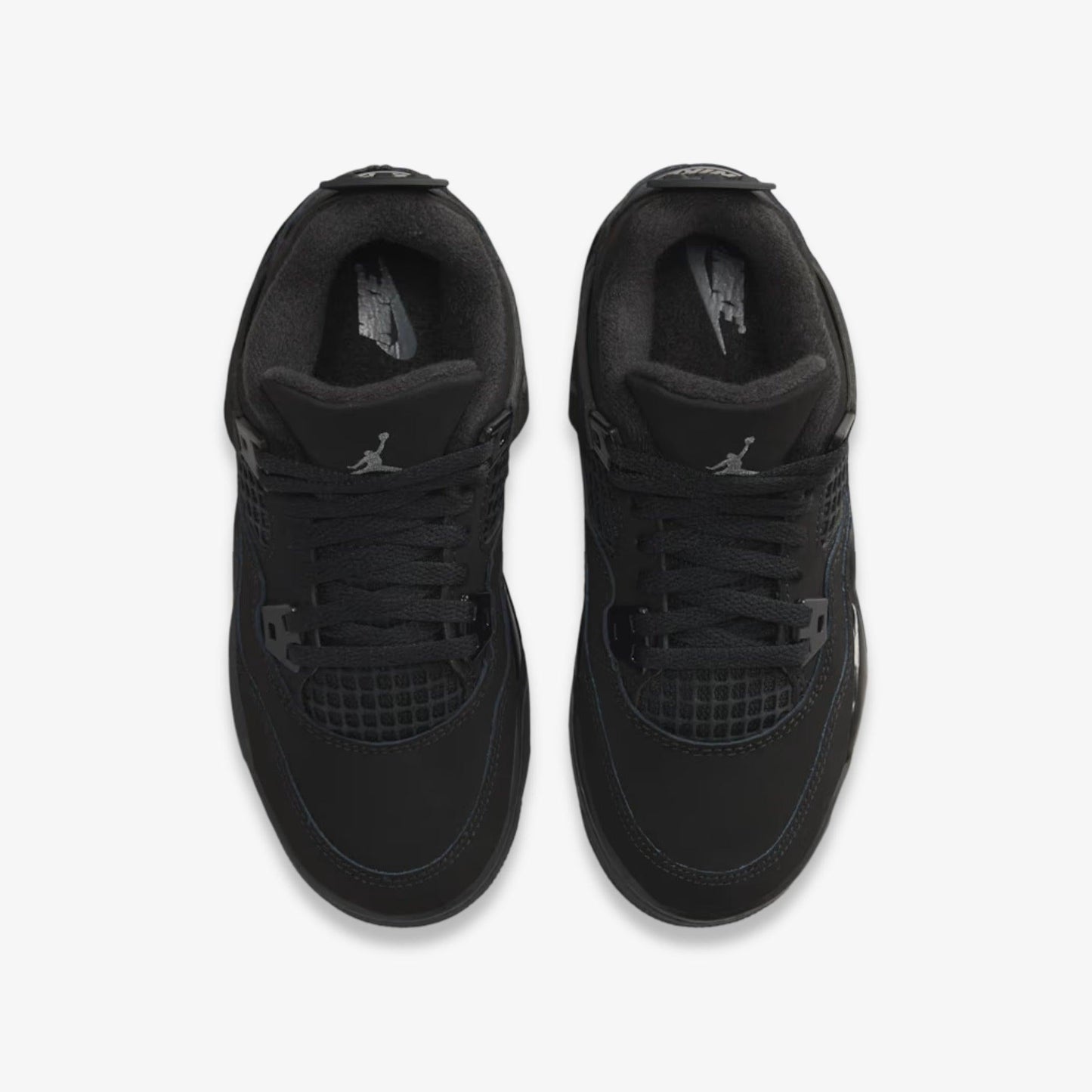 Air Jordan 4 Retro 'Black Cat' (2025) (PS) [IB4388-010] Athletic Basketball Sports Sneakers in Black / Black - Light Graphite for Unisex Little Kids Pre-School Boys Girls - AVBL MRKT (5)