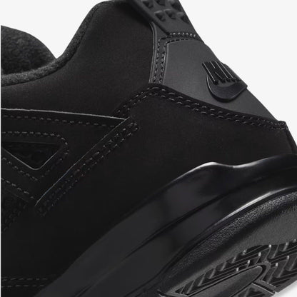 Air Jordan 4 Retro 'Black Cat' (2025) (PS) [IB4388-010] Athletic Basketball Sports Sneakers in Black / Black - Light Graphite for Unisex Little Kids Pre-School Boys Girls - AVBL MRKT (8)