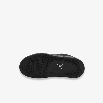 Air Jordan 4 Retro 'Black Cat' (2025) (PS) [IB4388-010] Athletic Basketball Sports Sneakers in Black / Black - Light Graphite for Unisex Little Kids Pre-School Boys Girls - AVBL MRKT (9)