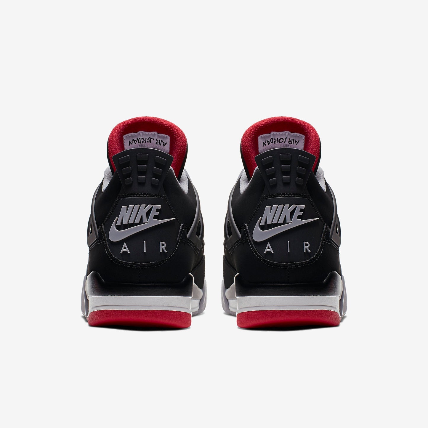 Air Jordan 4 Retro 'Bred' (2019) [308497-060] Athletic Basketball Sports Sneakers in Black / Fire Red - Cement Grey for Unisex Adult Mens - AVBL MRKT (6)