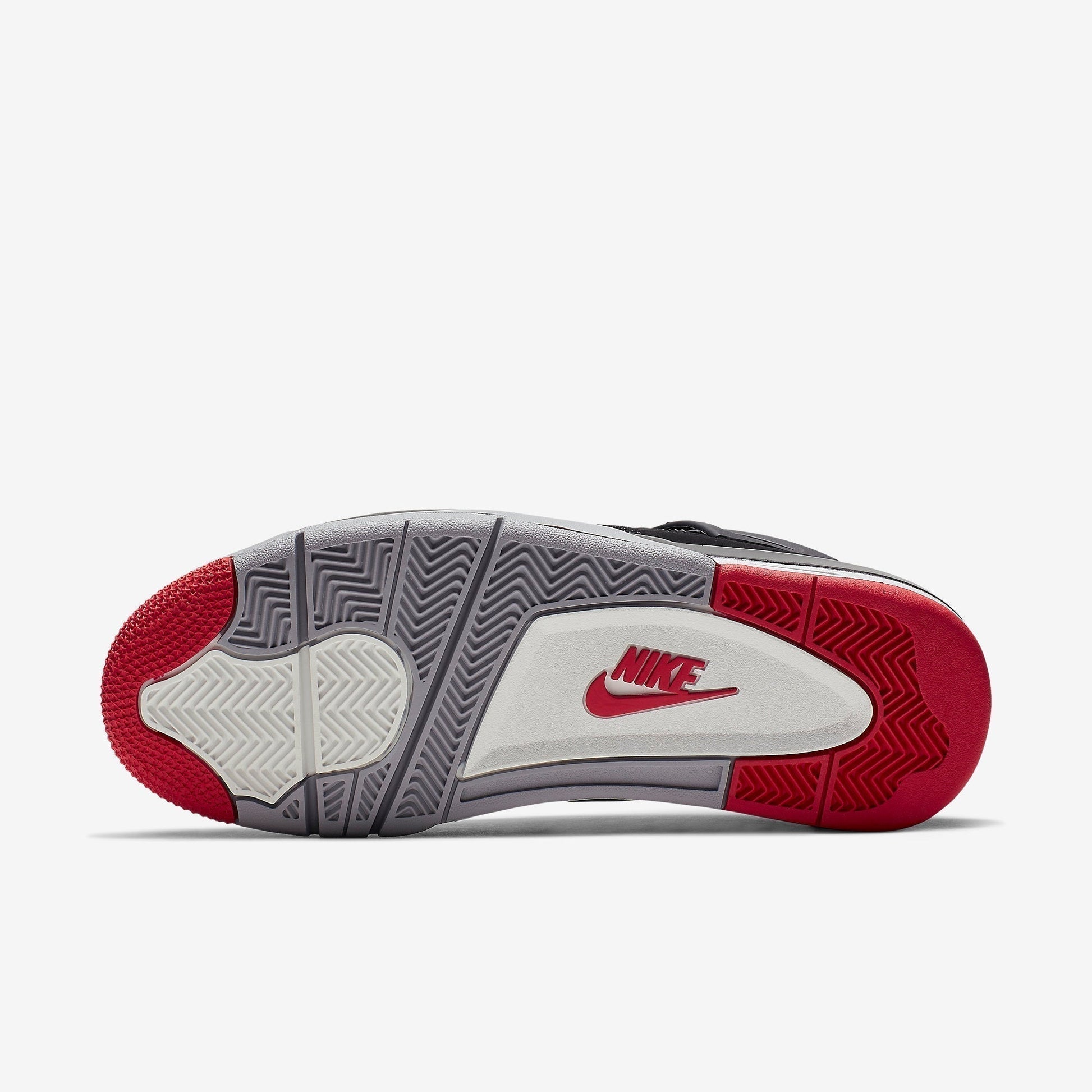 Air Jordan 4 Retro 'Bred' (2019) [308497-060] Athletic Basketball Sports Sneakers in Black / Fire Red - Cement Grey for Unisex Adult Mens - AVBL MRKT (7)