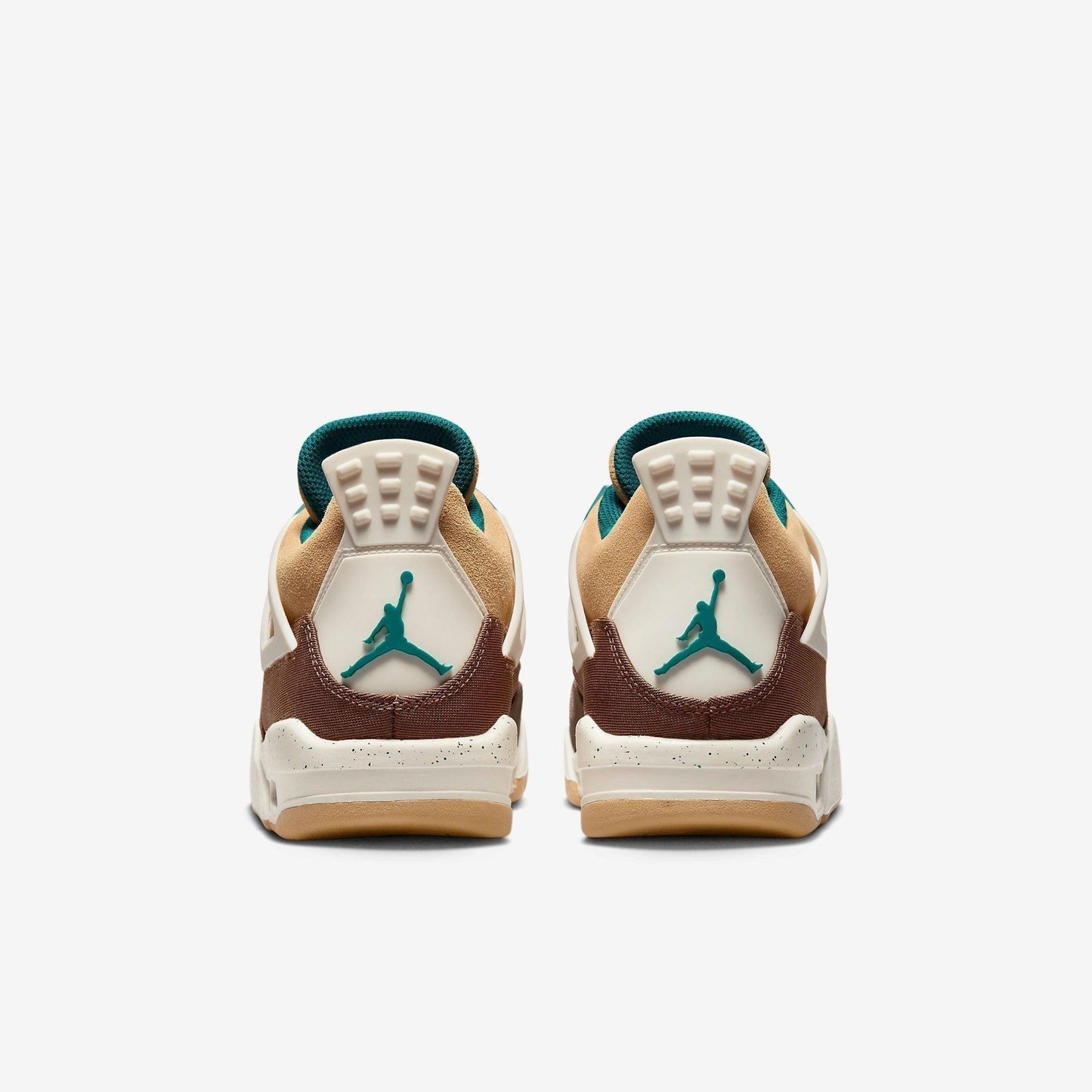 Air Jordan 4 Retro 'Cacao Wow' (2023) (GS) [FB2214-200] Athletic Basketball Sports Sneakers in Cacao Wow / Geode Teal for Unisex Youth Kids Junior Boys Girls - AVBL MRKT (6)