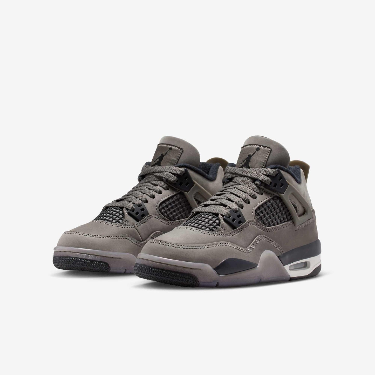 Air Jordan 4 Retro 'Cave Stone' (2025) (GS) [IB4171-200] Athletic Basketball Sports Sneakers in Cave Stone / Black - Phantom for Unisex Youth Kids Junior Boys Girls - AVBL MRKT (1)