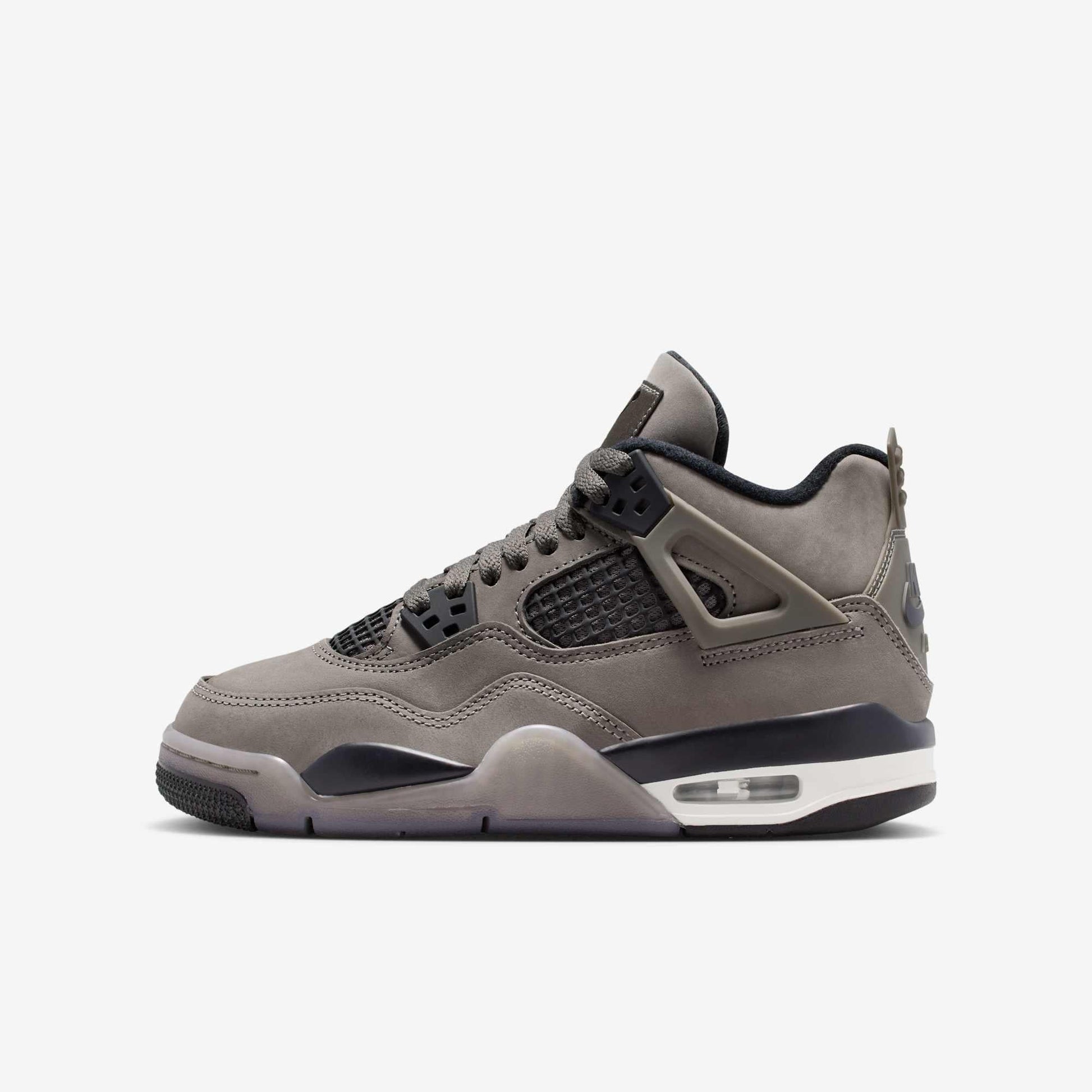 Air Jordan 4 Retro 'Cave Stone' (2025) (GS) [IB4171-200] Athletic Basketball Sports Sneakers in Cave Stone / Black - Phantom for Unisex Youth Kids Junior Boys Girls - AVBL MRKT (2)