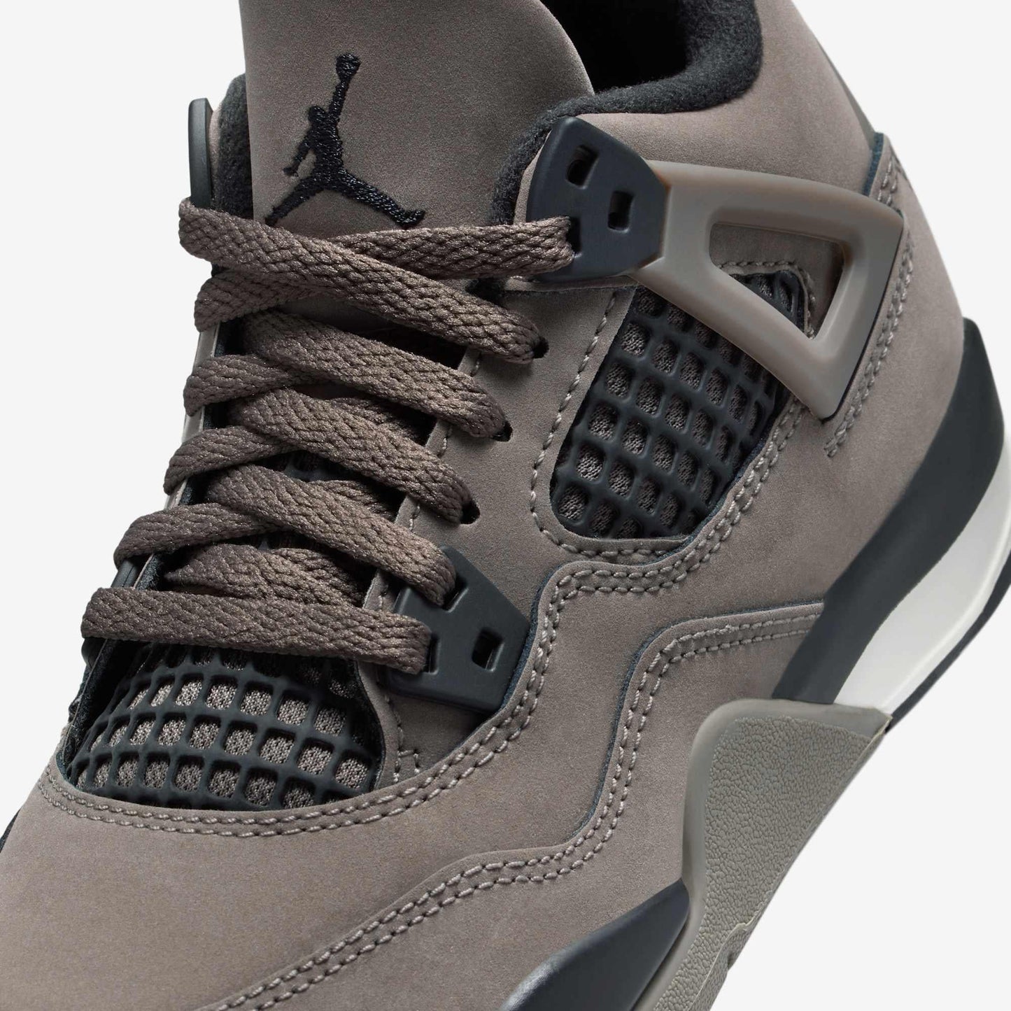 Air Jordan 4 Retro 'Cave Stone' (2025) (PS) [IB4388-200] Athletic Basketball Sports Sneakers in Cave Stone / Black - Phantom for Unisex Little Kids Pre-School Boys Girls - AVBL MRKT (7)