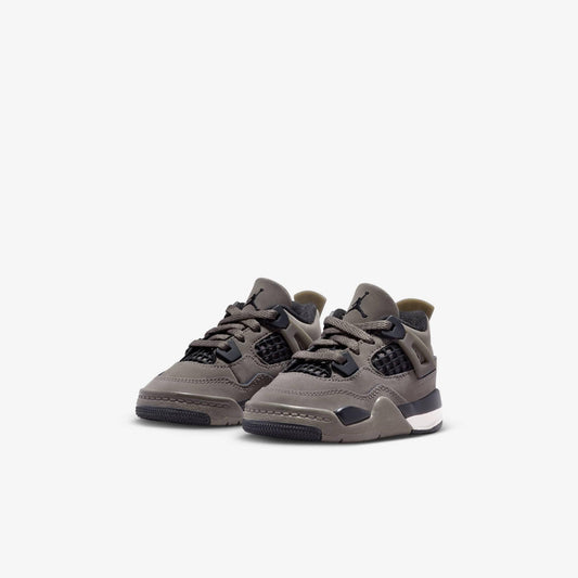 Air Jordan 4 Retro 'Cave Stone' (2025) (TD) [IB4387-200] Athletic Basketball Sports Sneakers in Cave Stone / Black - Phantom for Unisex Baby Infant Toddler - AVBL MRKT (1)