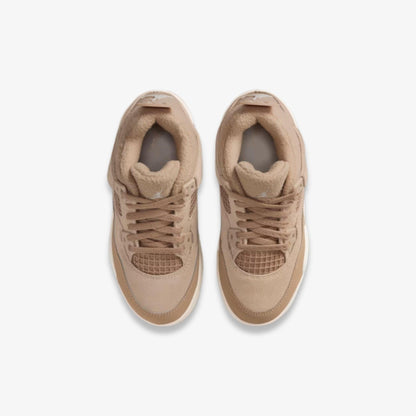 Air Jordan 4 Retro 'Cozy Girl' (2025) (PS) [HV4385-200] Athletic Basketball Sports Sneakers in Hemp / Light Orewood Brown for Unisex Little Kids Pre-School Boys Girls - AVBL MRKT (6)