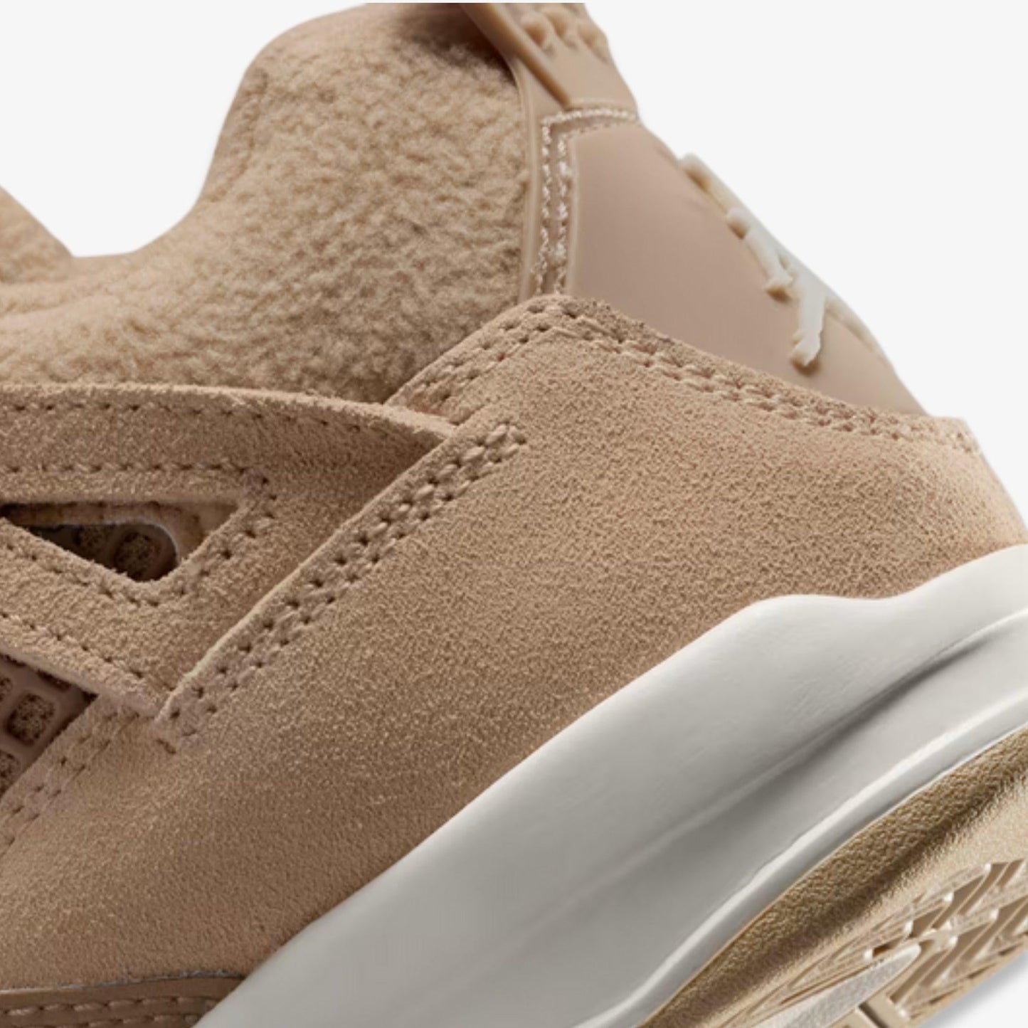 Air Jordan 4 Retro 'Cozy Girl' (2025) (PS) [HV4385-200] Athletic Basketball Sports Sneakers in Hemp / Light Orewood Brown for Unisex Little Kids Pre-School Boys Girls - AVBL MRKT (8)