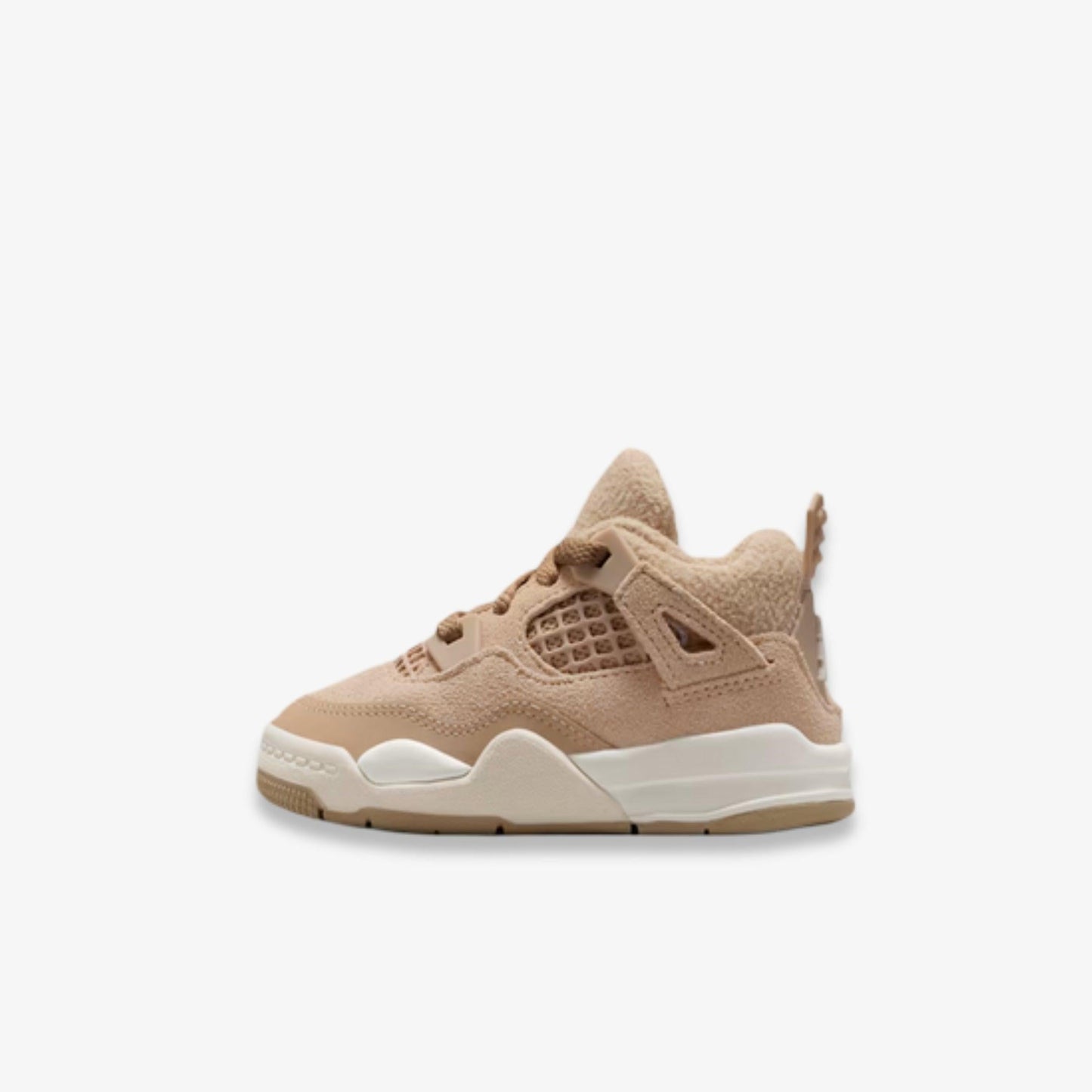 Air Jordan 4 Retro 'Cozy Girl' (2025) (TD) [HV4384-200] Athletic Basketball Sports Sneakers in Hemp / Light Orewood Brown for Unisex Baby Infant Toddler - AVBL MRKT (2)