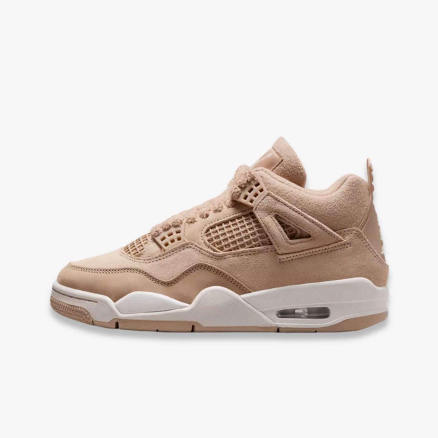 Air Jordan 4 Retro 'Cozy Girl' (2025) (Womens) [HV0823-200] Athletic Basketball Sports Sneakers in Hemp / Light Orewood Brown for Unisex Adult Female Ladies Girls WMNS - AVBL MRKT (2)