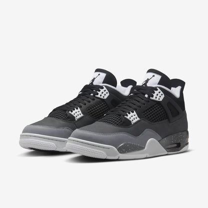 Air Jordan 4 Retro 'Fear' (2024) [FQ8138-002] Athletic Basketball Sports Sneakers in Black / White - Anthracite - Black for Unisex Adult Mens - AVBL MRKT (1)