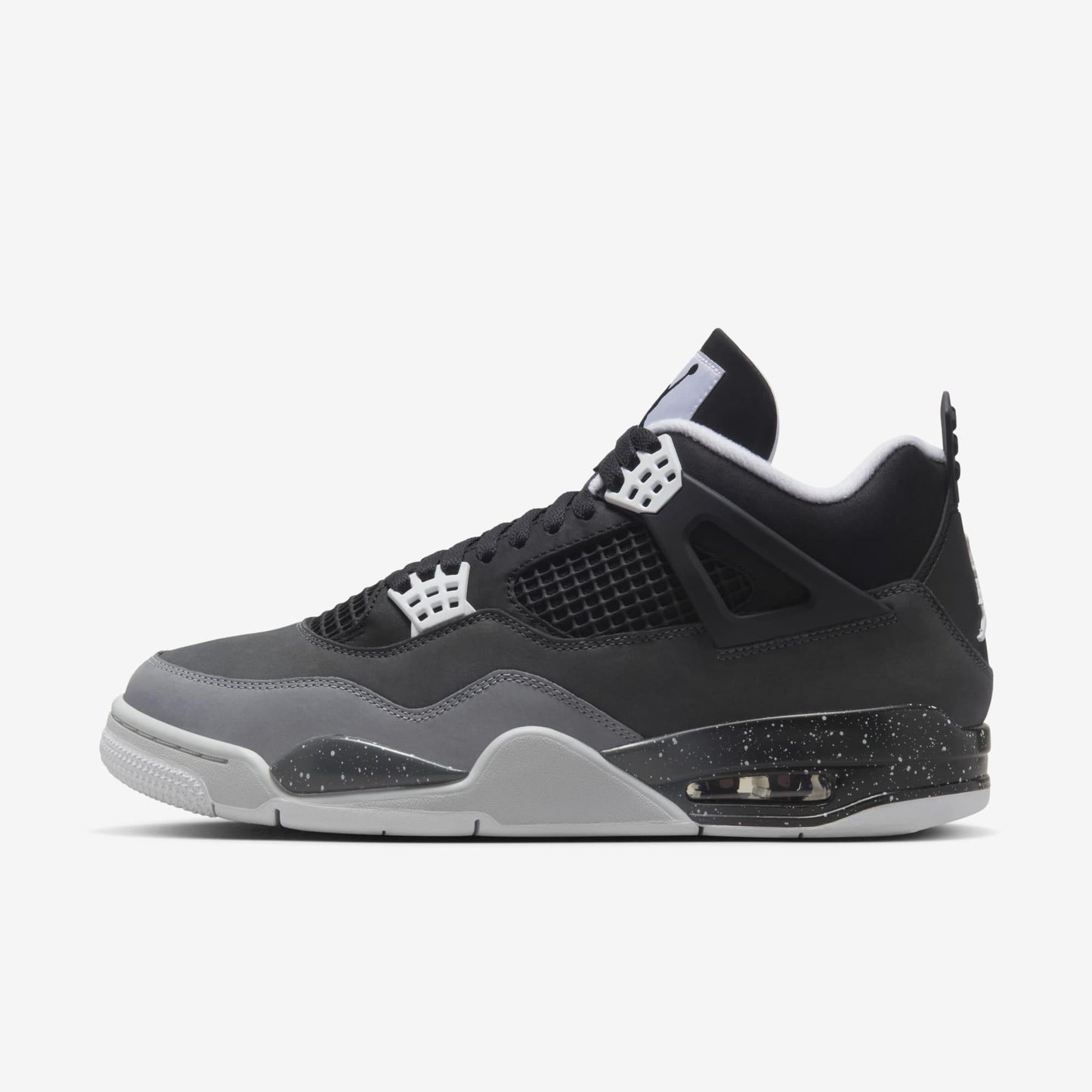 Air Jordan 4 Retro 'Fear' (2024) [FQ8138-002] Athletic Basketball Sports Sneakers in Black / White - Anthracite - Black for Unisex Adult Mens - AVBL MRKT (2)