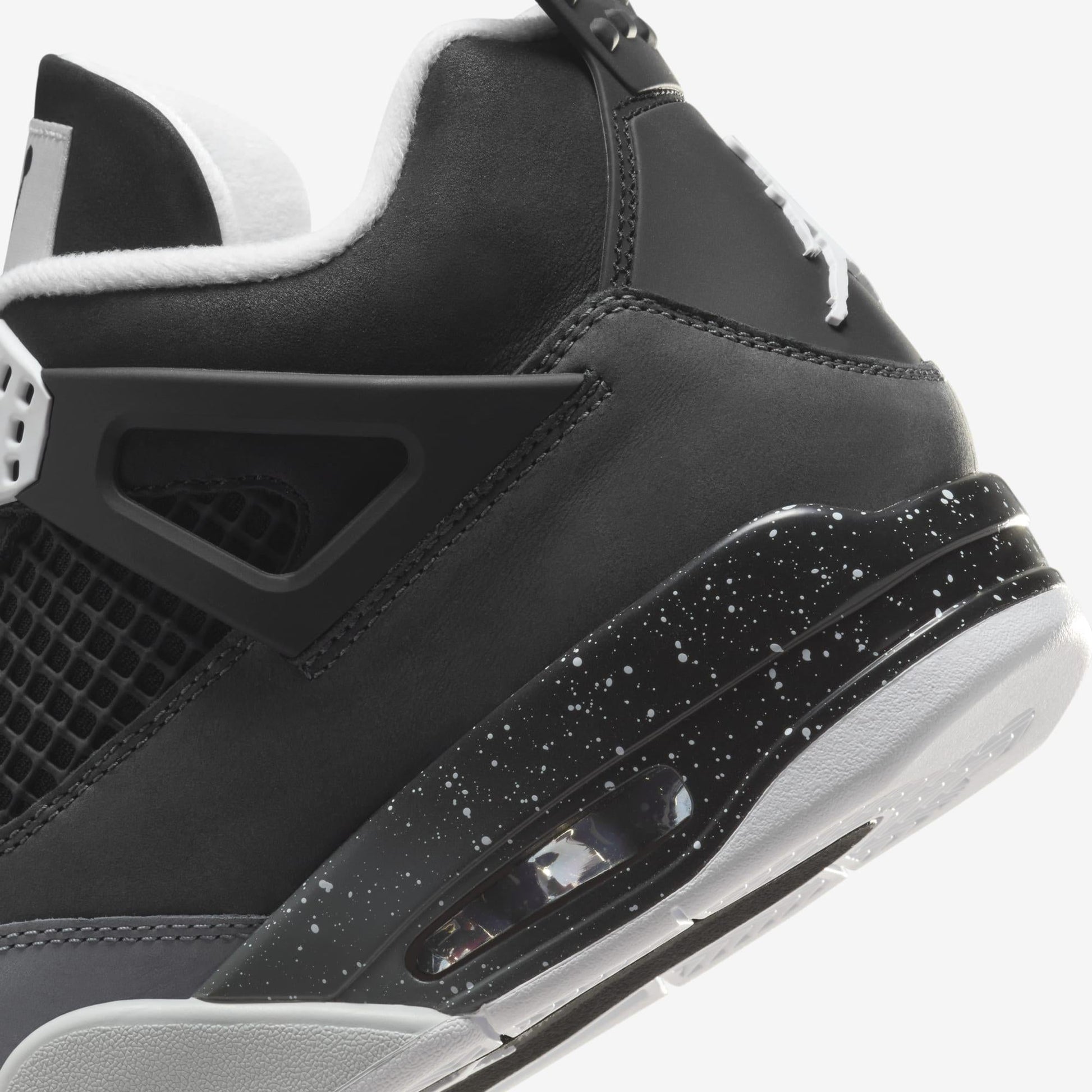 Air Jordan 4 Retro 'Fear' (2024) [FQ8138-002] Athletic Basketball Sports Sneakers in Black / White - Anthracite - Black for Unisex Adult Mens - AVBL MRKT (8)