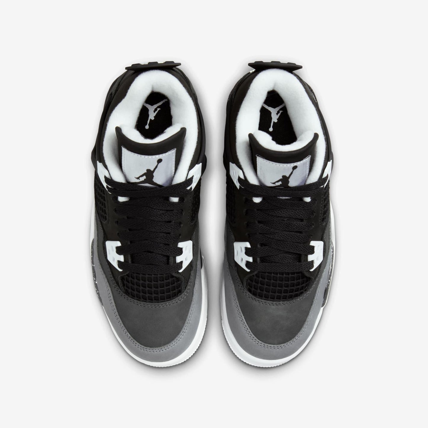 Air Jordan 4 Retro 'Fear' (2024) (GS) [FQ8213-002] Athletic Basketball Sports Sneakers in Black / White - Anthracite - Black for Unisex Youth Kids Junior Boys Girls - AVBL MRKT (5)