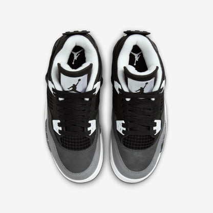 Air Jordan 4 Retro 'Fear' (2024) (GS) [FQ8213-002] Athletic Basketball Sports Sneakers in Black / White - Anthracite - Black for Unisex Youth Kids Junior Boys Girls - AVBL MRKT (5)