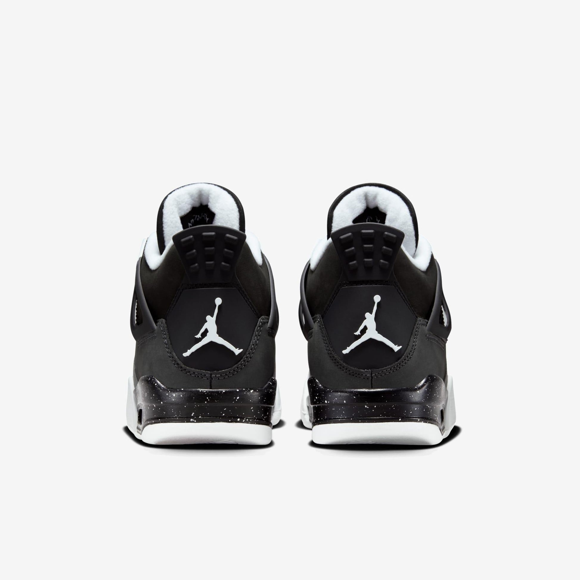 Air Jordan 4 Retro 'Fear' (2024) (GS) [FQ8213-002] Athletic Basketball Sports Sneakers in Black / White - Anthracite - Black for Unisex Youth Kids Junior Boys Girls - AVBL MRKT (6)