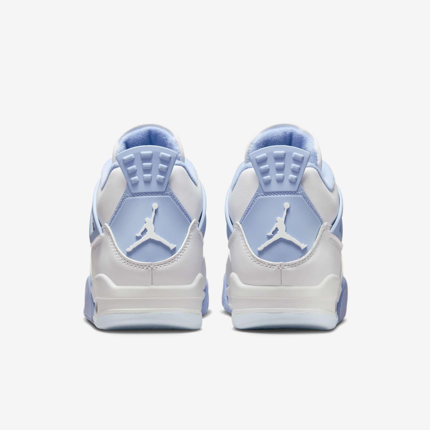 Air Jordan 4 Retro 'Forget Me Not / Aluminum' (2025) (Womens) [HV0823-100] Athletic Basketball Sports Sneakers in White / Aluminum - Blue Tint for Unisex Adult Female Ladies Girls WMNS - AVBL MRKT (7)