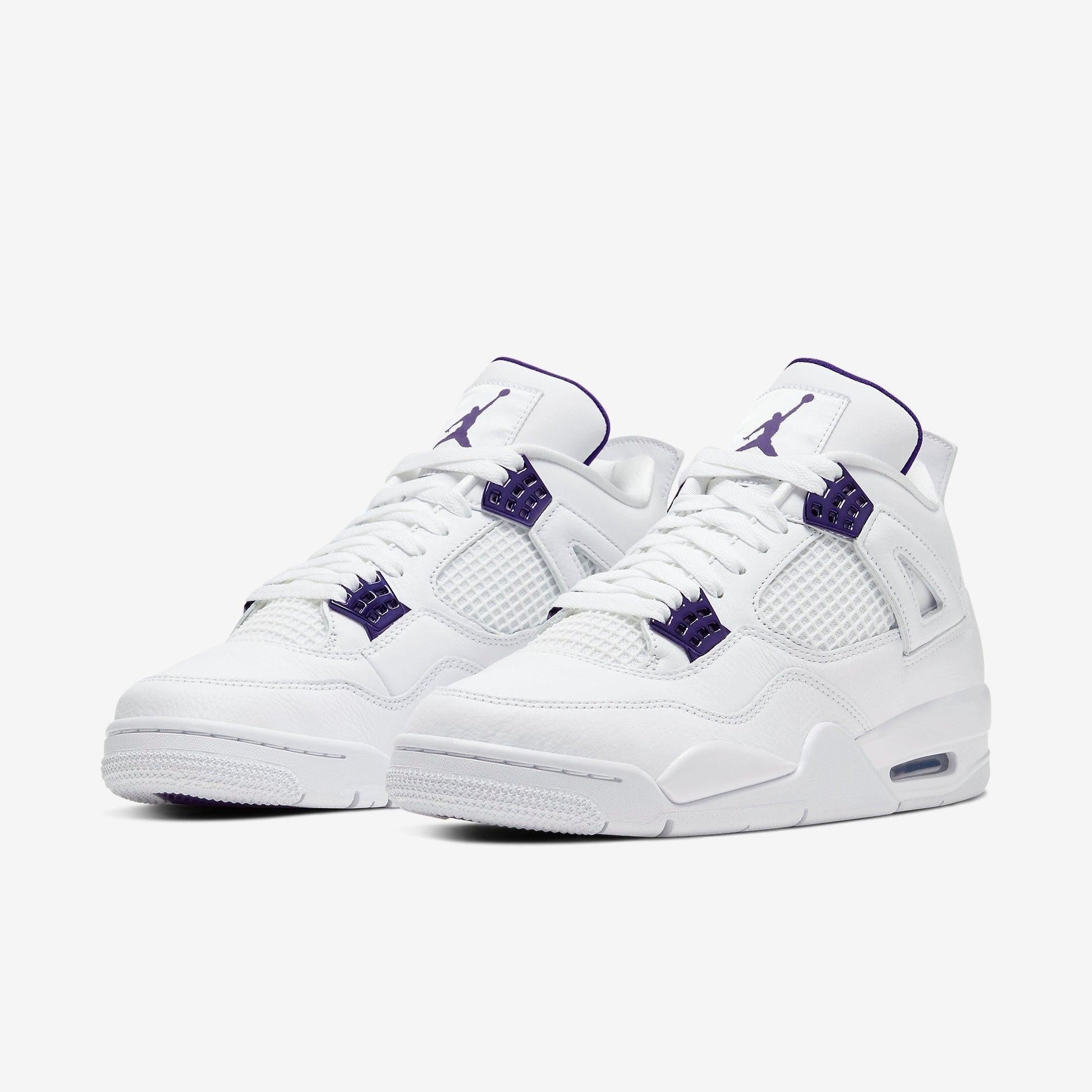 Air Jordan 4 Retro 'Metallic Court Purple / White' (2020) [CT8527-115] Athletic Basketball Sports Sneakers for Unisex Adult Mens - AVBL MRKT (1)
