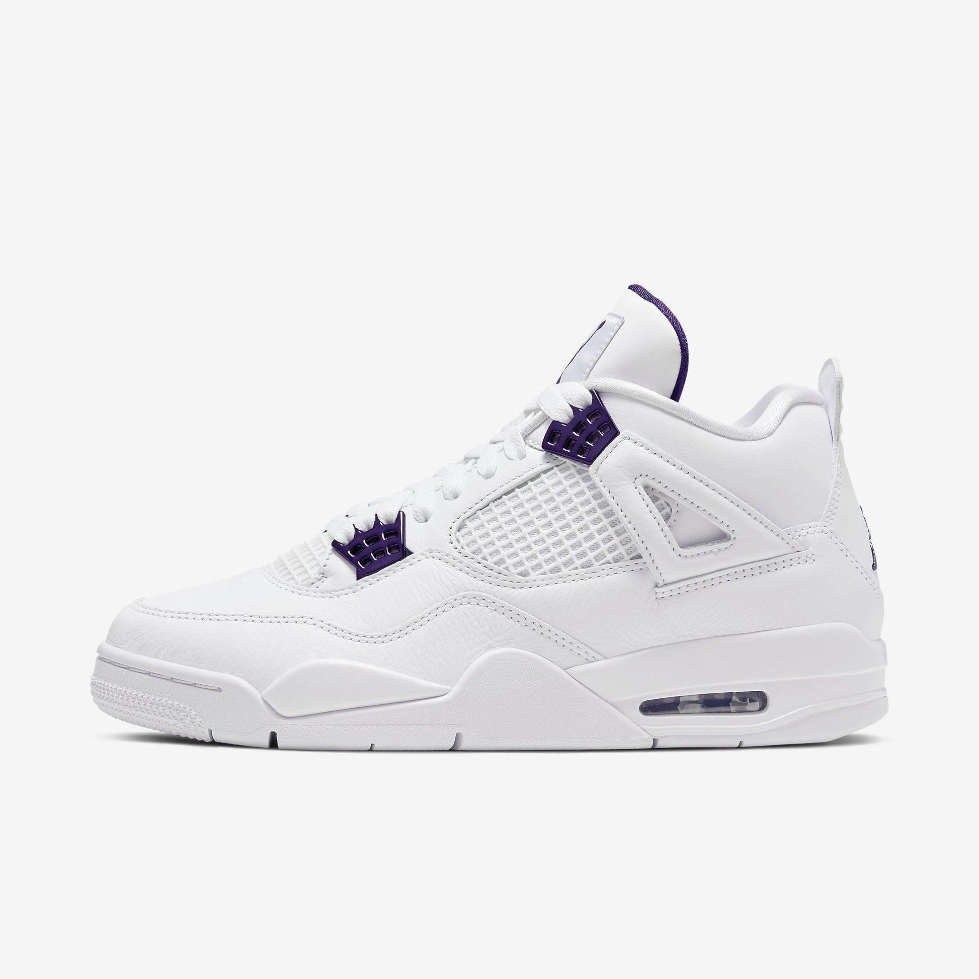 Air Jordan 4 Retro 'Metallic Court Purple / White' (2020) [CT8527-115] Athletic Basketball Sports Sneakers for Unisex Adult Mens - AVBL MRKT (2)