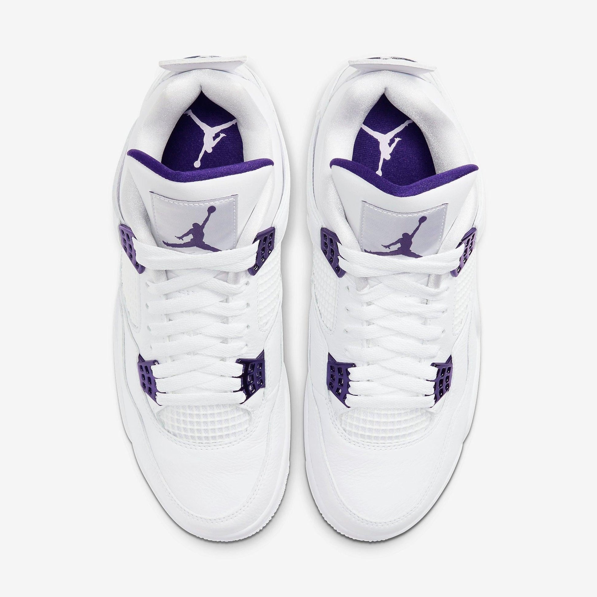 Air Jordan 4 Retro 'Metallic Court Purple / White' (2020) [CT8527-115] Athletic Basketball Sports Sneakers for Unisex Adult Mens - AVBL MRKT (5)
