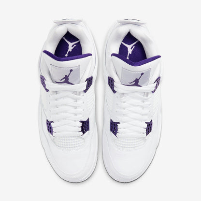 Air Jordan 4 Retro 'Metallic Court Purple / White' (2020) [CT8527-115] Athletic Basketball Sports Sneakers for Unisex Adult Mens - AVBL MRKT (5)