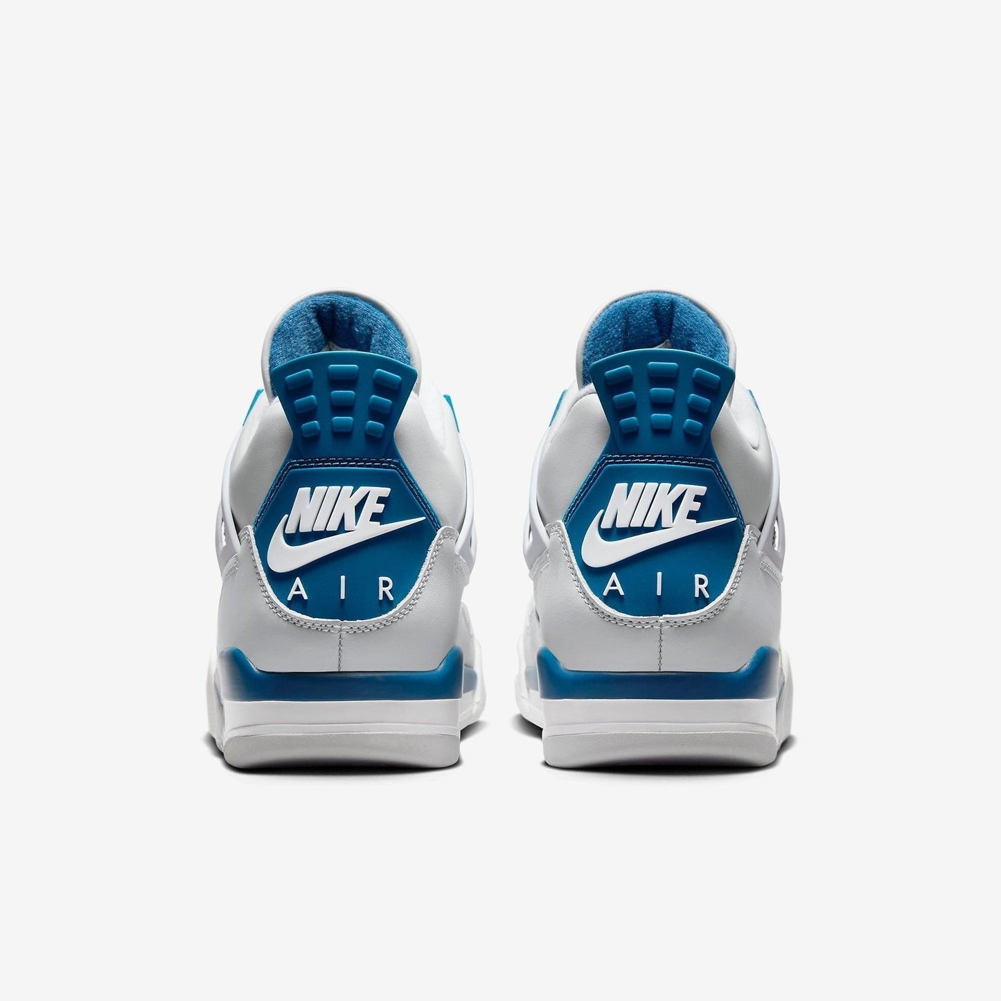 Air Jordan 4 Retro 'Military Blue / Industrial Blue' (2024) [FV5029-141] Athletic Basketball Sports Sneakers in Off White / Military Blue for Unisex Adult Mens - AVBL MRKT (6)