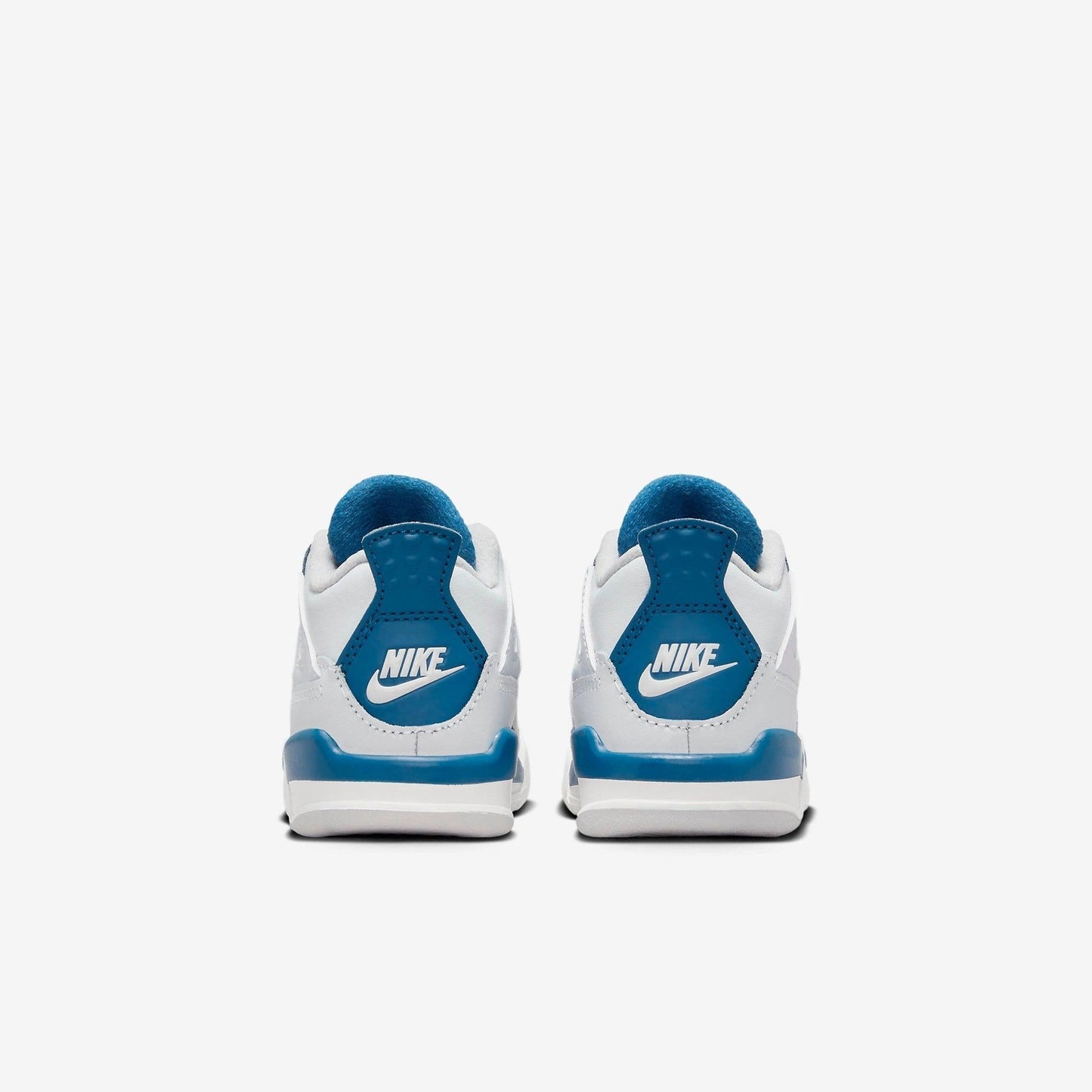 Air Jordan 4 Retro 'Military Blue / Industrial Blue' (2024) (TD) [BQ7670-141] Athletic Basketball Sports Sneakers in Off White / Military Blue for Unisex Baby Infant Toddler - AVBL MRKT (6)