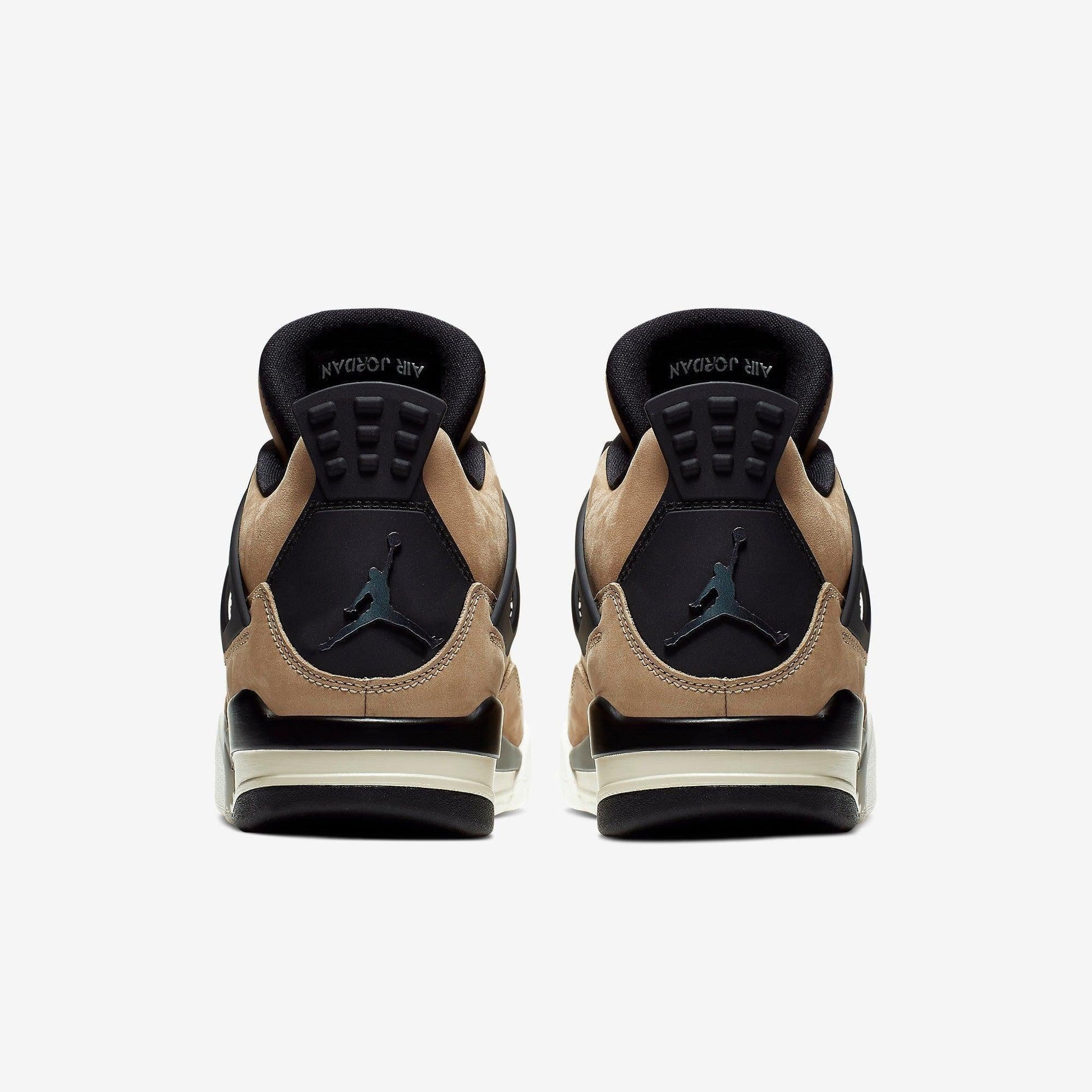 Air Jordan 4 Retro 'Mushroom' (2019) (Womens) [AQ9129-200] Athletic Basketball Sports Sneakers in Mushroom / Multi-Color - Black for Unisex Adult Female Ladies Girls WMNS - AVBL MRKT (6)