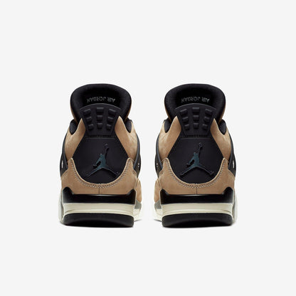 Air Jordan 4 Retro 'Mushroom' (2019) (Womens) [AQ9129-200] Athletic Basketball Sports Sneakers in Mushroom / Multi-Color - Black for Unisex Adult Female Ladies Girls WMNS - AVBL MRKT (6)