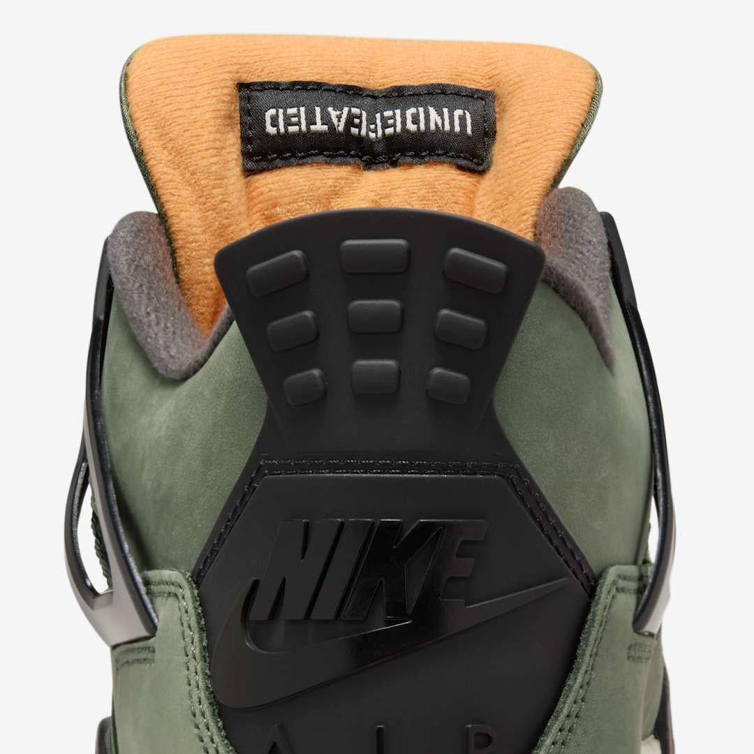 Air Jordan 4 Retro OG SP x UNDFTD / Undefeated 'Deep Green' (2025) [IB1519-200] Athletic Basketball Sports Sneakers in Deep Green / Clementine - Black for Unisex Adult Mens - AVBL MRKT (10)