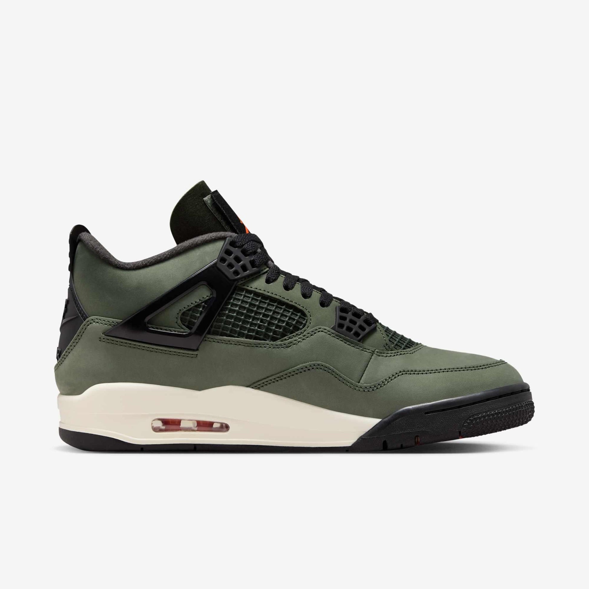 Air Jordan 4 Retro OG SP x UNDFTD / Undefeated 'Deep Green' (2025) [IB1519-200] Athletic Basketball Sports Sneakers in Deep Green / Clementine - Black for Unisex Adult Mens - AVBL MRKT (4)