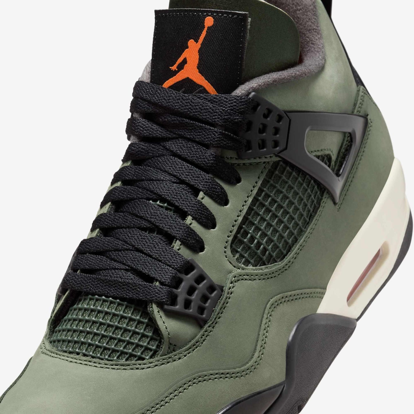 Air Jordan 4 Retro OG SP x UNDFTD / Undefeated 'Deep Green' (2025) [IB1519-200] Athletic Basketball Sports Sneakers in Deep Green / Clementine - Black for Unisex Adult Mens - AVBL MRKT (8)