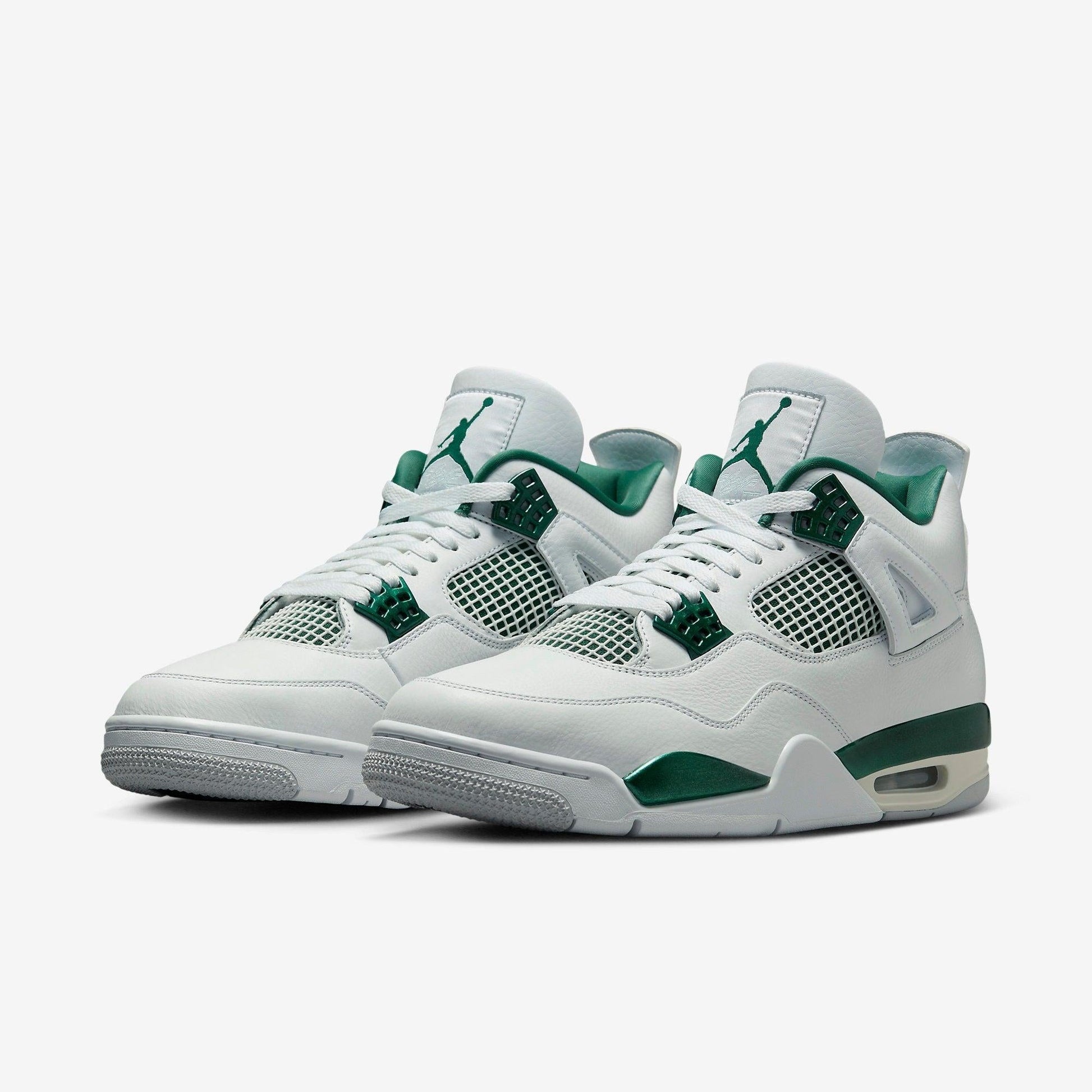 Air Jordan 4 Retro 'Oxidized Green' (2024) [FQ8138-103] Athletic Basketball Sports Sneakers in White / Oxidized Green - White for Unisex Adult Mens - AVBL MRKT (1)