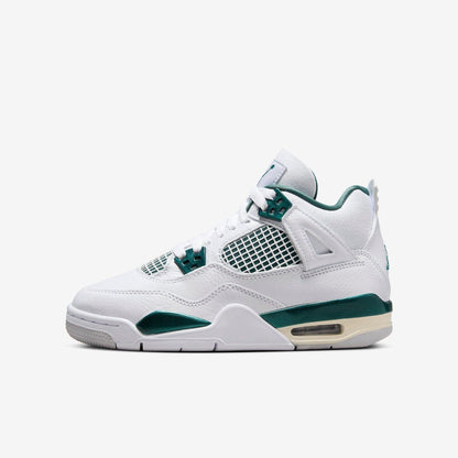 Air Jordan 4 Retro 'Oxidized Green' (2024) (GS) [FQ8213-103] Athletic Basketball Sports Sneakers in White / Oxidized Green - White for Unisex Youth Kids Junior Boys Girls - AVBL MRKT (2)