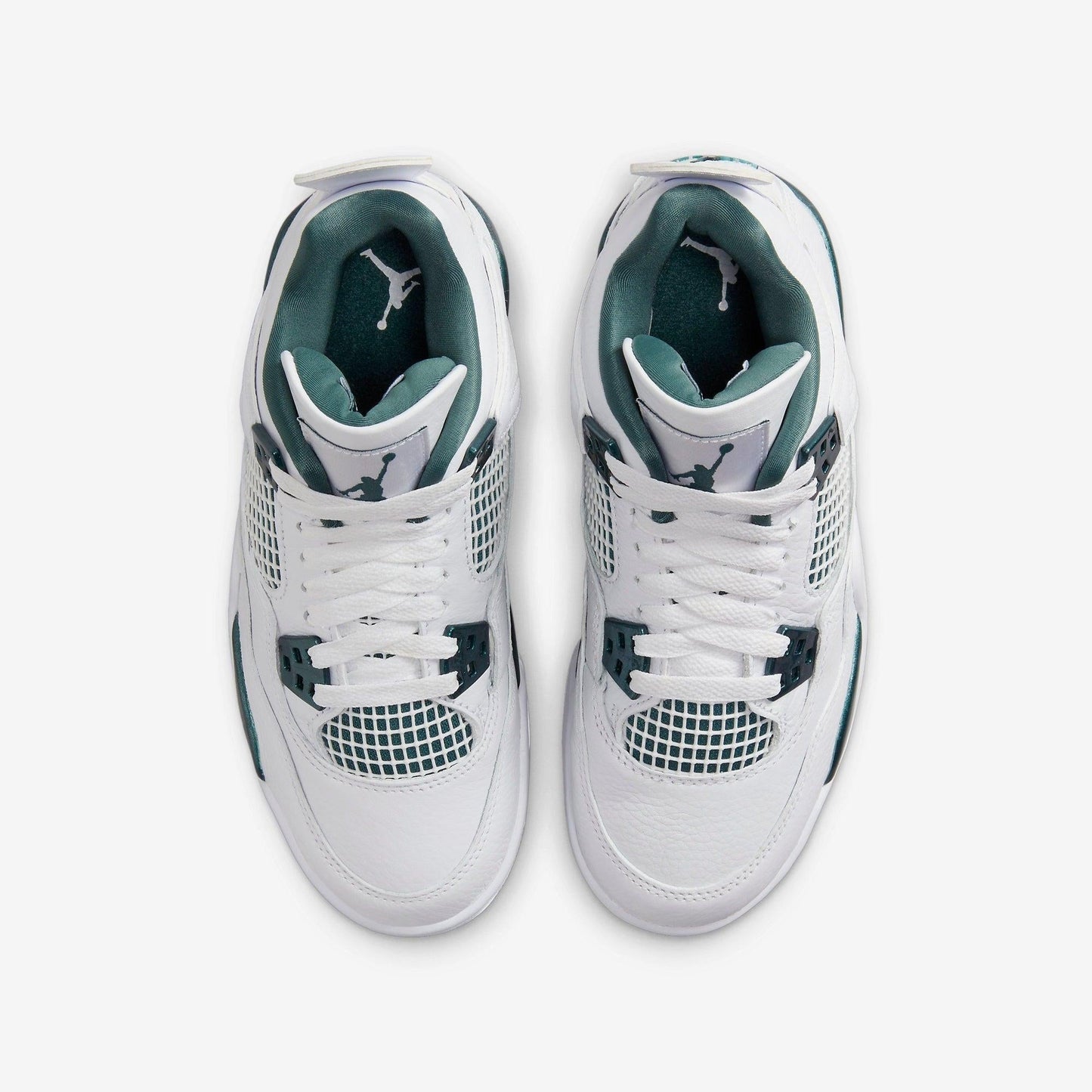 Air Jordan 4 Retro 'Oxidized Green' (2024) (GS) [FQ8213-103] Athletic Basketball Sports Sneakers in White / Oxidized Green - White for Unisex Youth Kids Junior Boys Girls - AVBL MRKT (5)
