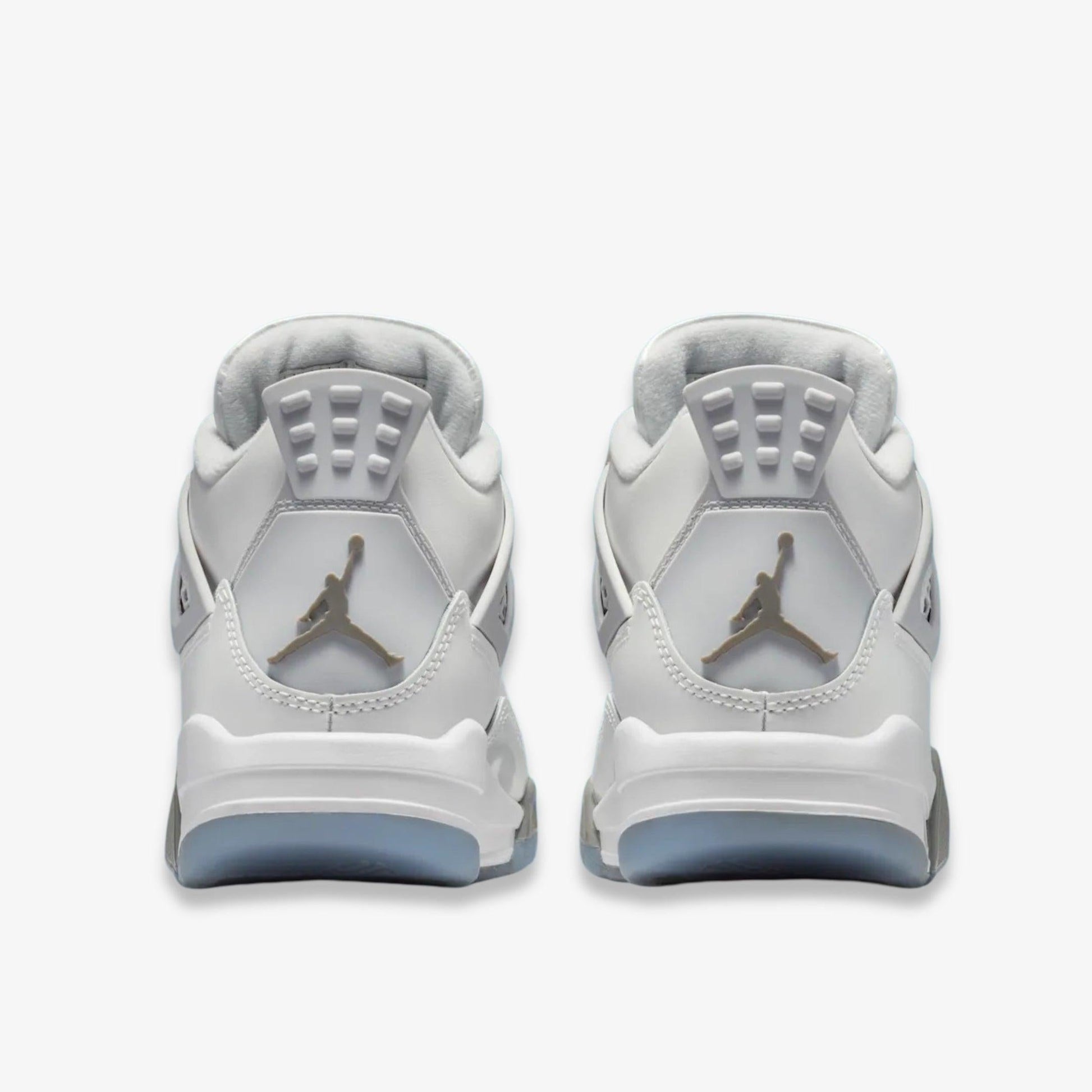 Air Jordan 4 Retro 'Photon Dust' (2025) (GS) [HV4401-014] Athletic Basketball Sports Sneakers in Photon Dust / Flat Pewter - White - Blue Chill for Unisex Youth Kids Junior Boys Girls - AVBL MRKT (6)