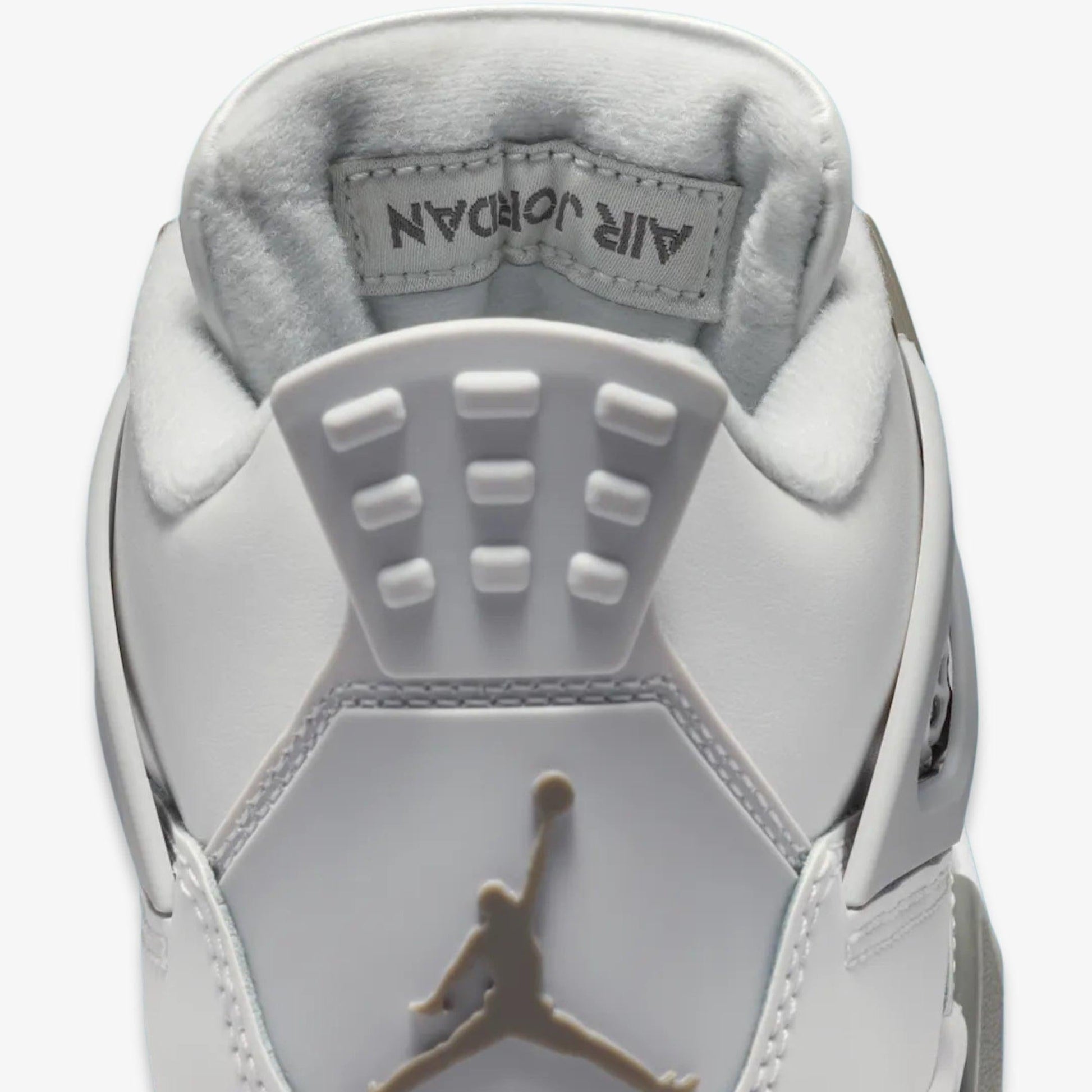 Air Jordan 4 Retro 'Photon Dust' (2025) (GS) [HV4401-014] Athletic Basketball Sports Sneakers in Photon Dust / Flat Pewter - White - Blue Chill for Unisex Youth Kids Junior Boys Girls - AVBL MRKT (8)