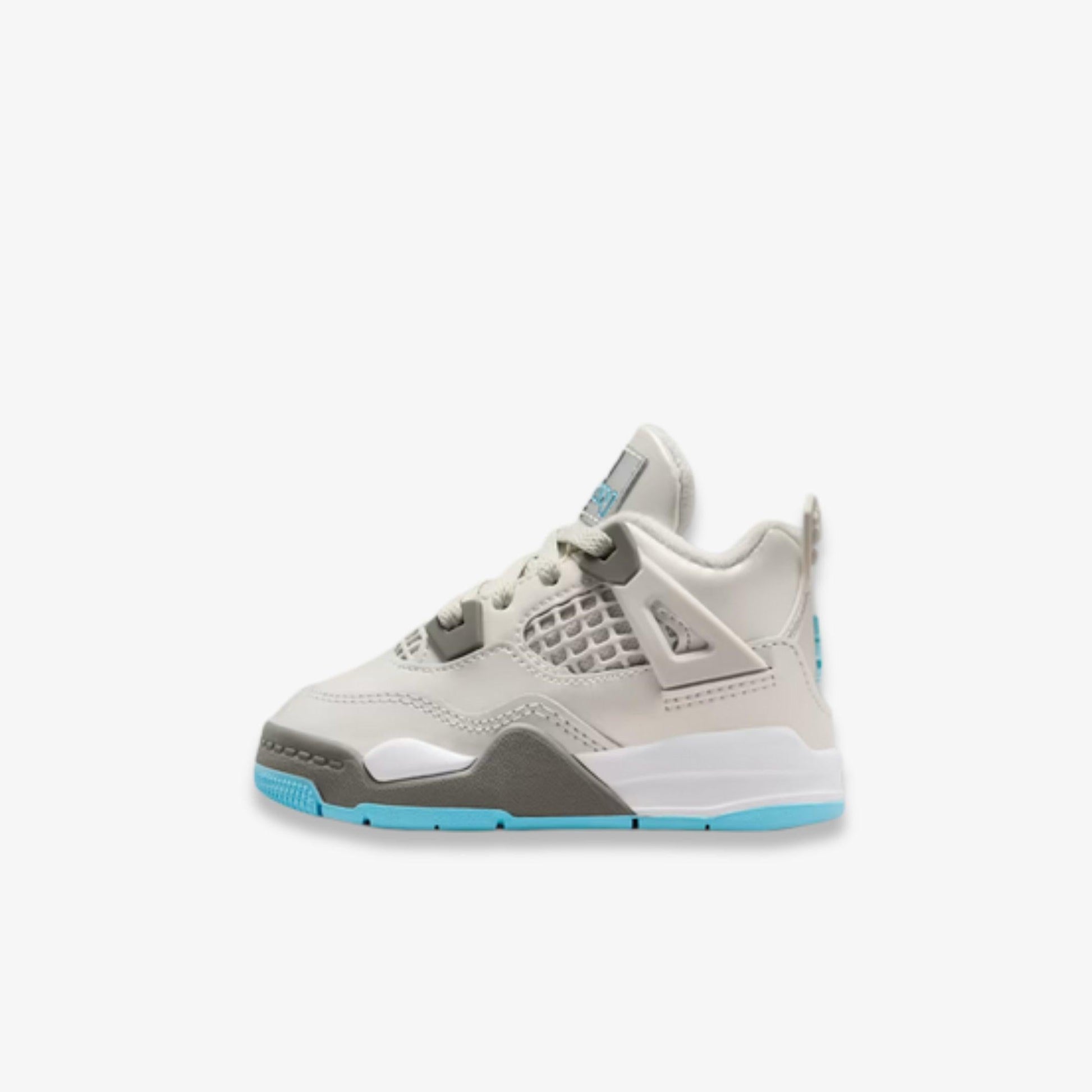 Air Jordan 4 Retro 'Photon Dust' (2025) (TD) [HV4759-014] Athletic Basketball Sports Sneakers in Photon Dust / Flat Pewter - White - Blue Chill for Unisex Baby Infant Toddler - AVBL MRKT (2)